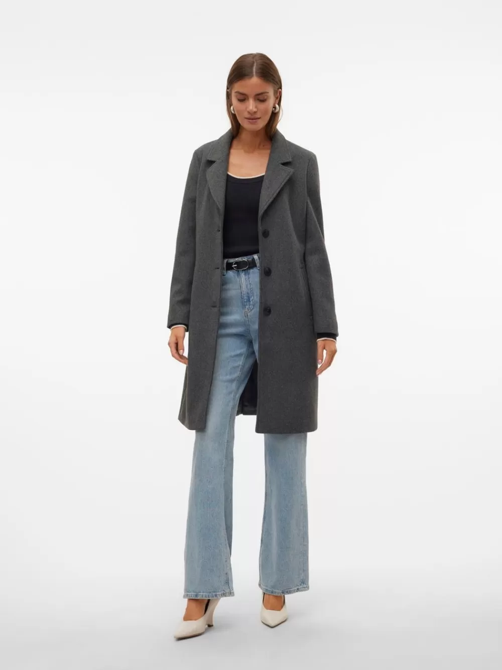 VERO MODA VMFORTUNESARA Takit Dark Grey Melange New