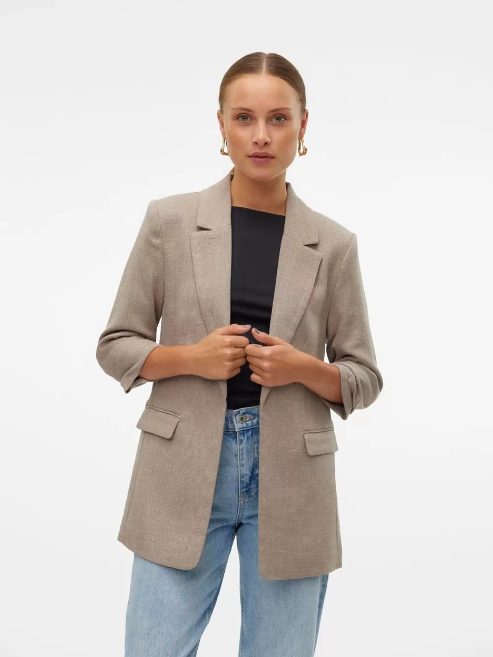 VERO MODA VMFRIDA Bleiserit Silver Mink Cheap