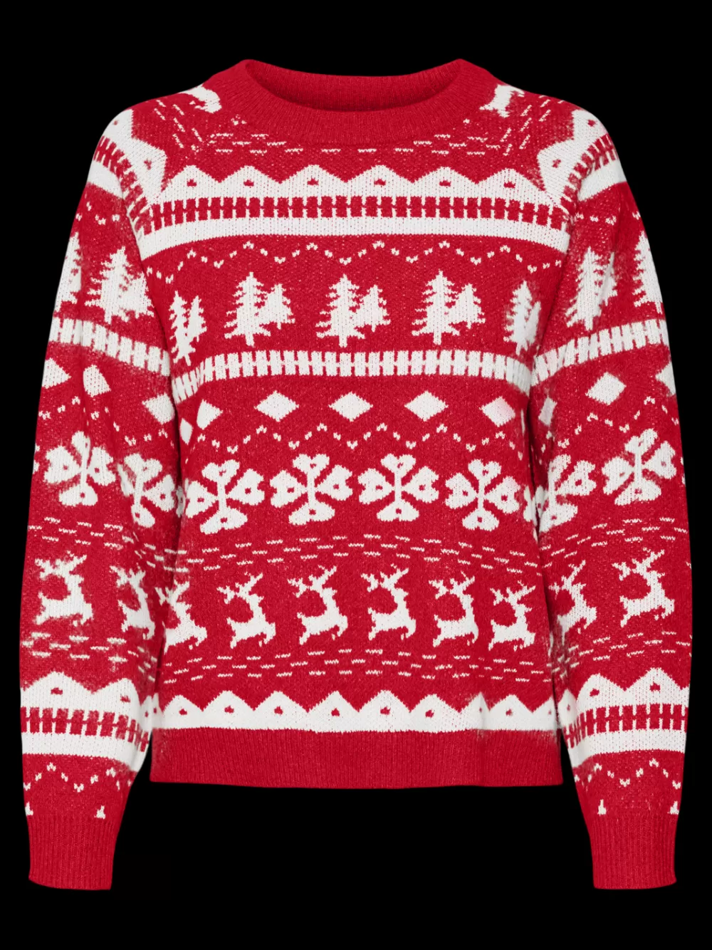 VERO MODA VMFROSTY Neulepuserot Chinese Red Best