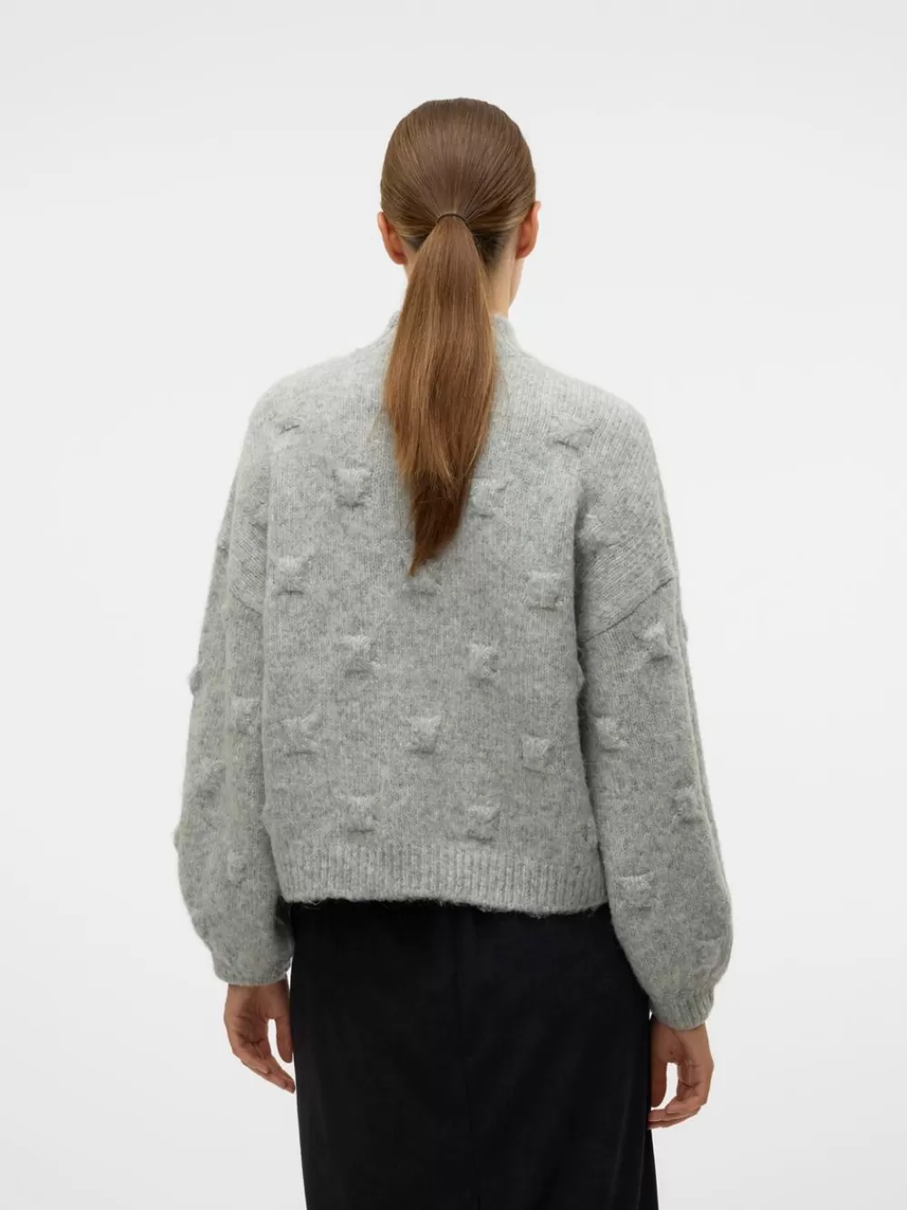 VERO MODA VMGAIL Neulepuserot Light Grey Melange Cheap
