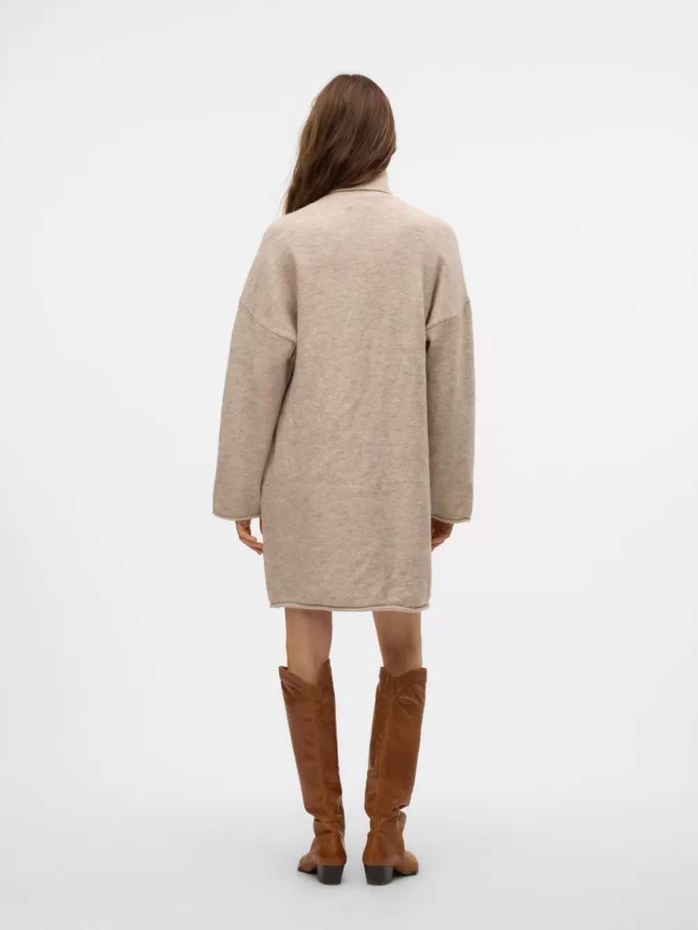 VERO MODA VMGEMMA Lyhyt mekko Plaza Taupe Hot