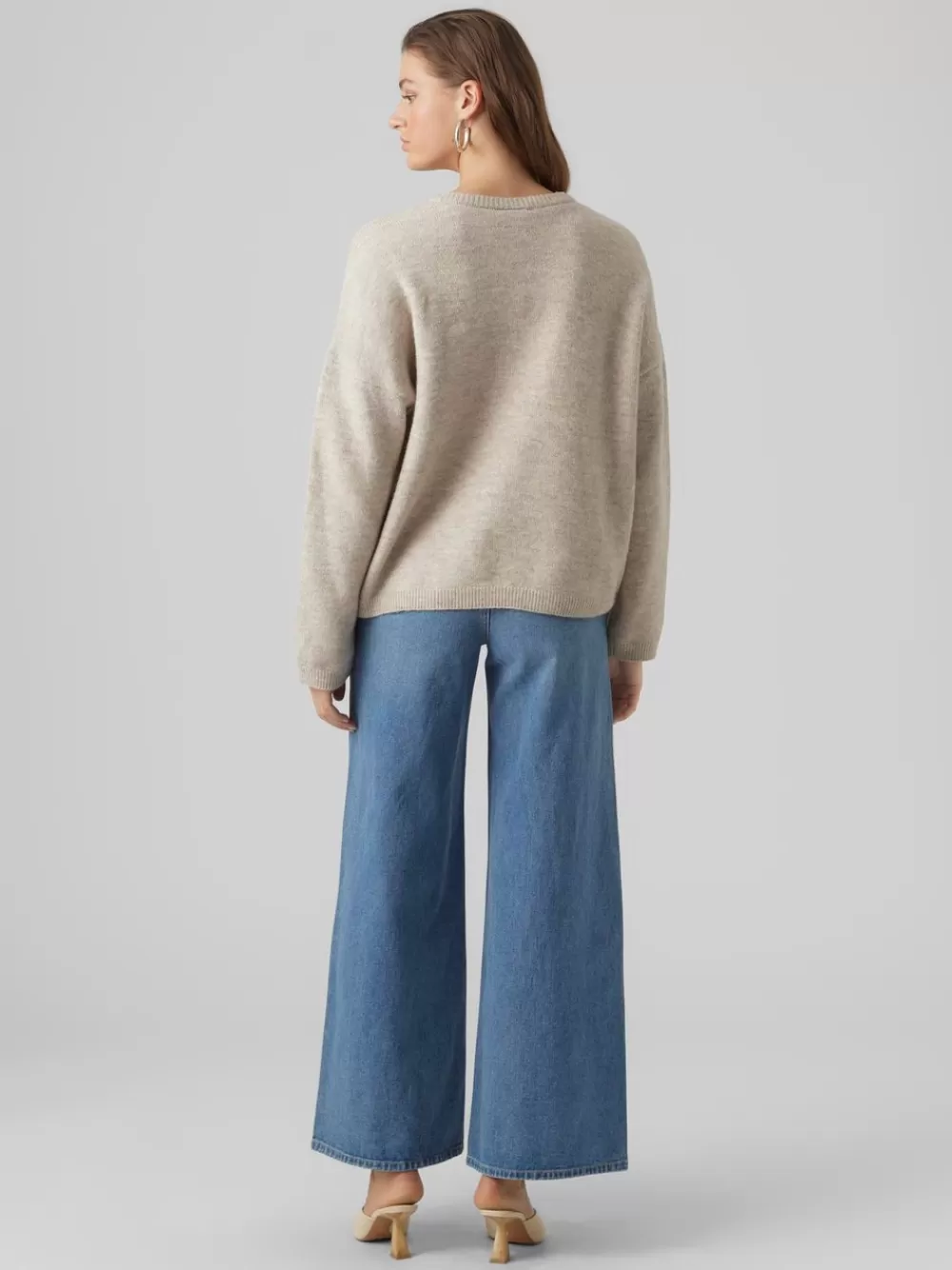 VERO MODA VMGEMMA Neulepuserot Plaza Taupe Cheap