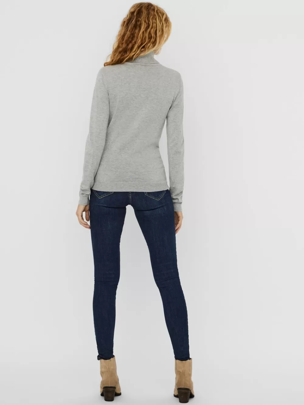 VERO MODA VMGLORY Neulepuserot Light Grey Melange Cheap