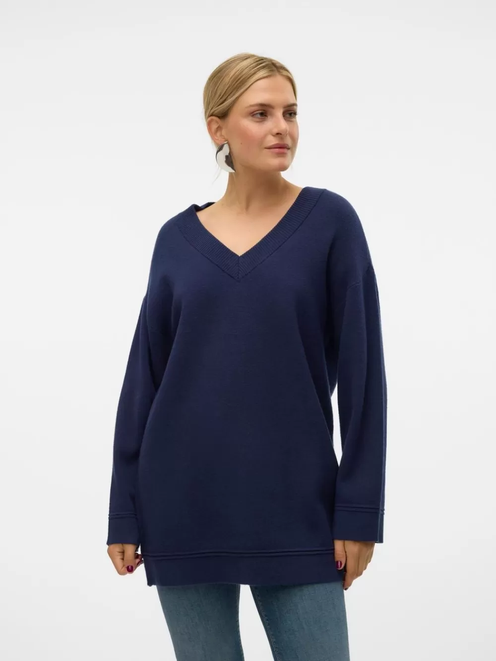 VERO MODA VMGOLD Neulepuserot Navy Blazer New