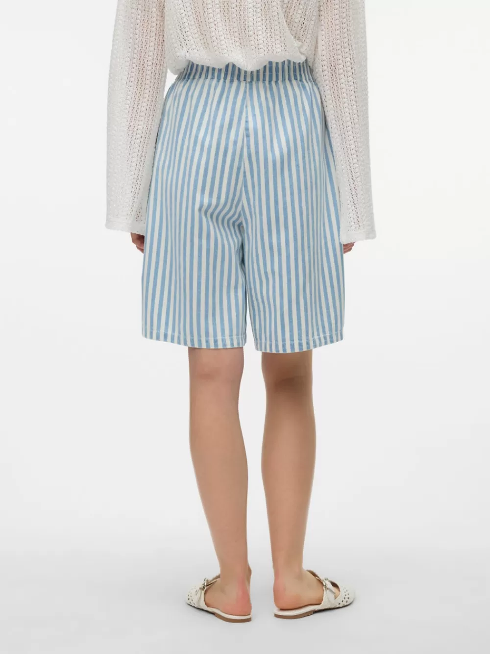 VERO MODA VMGRY Shortsit Light Blue Denim Best