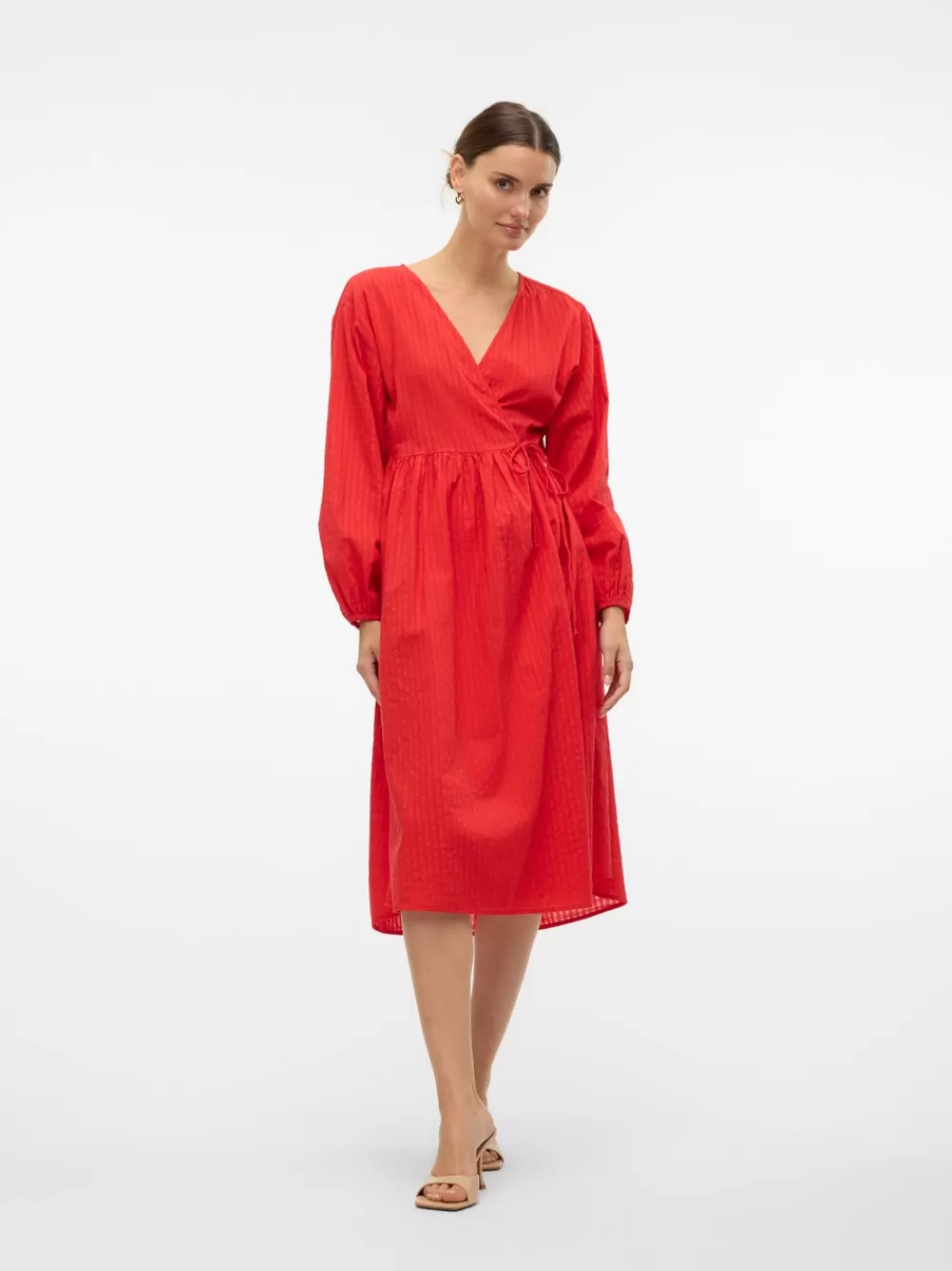 VERO MODA VMGUNILLA Pitkä mekko High Risk Red Online
