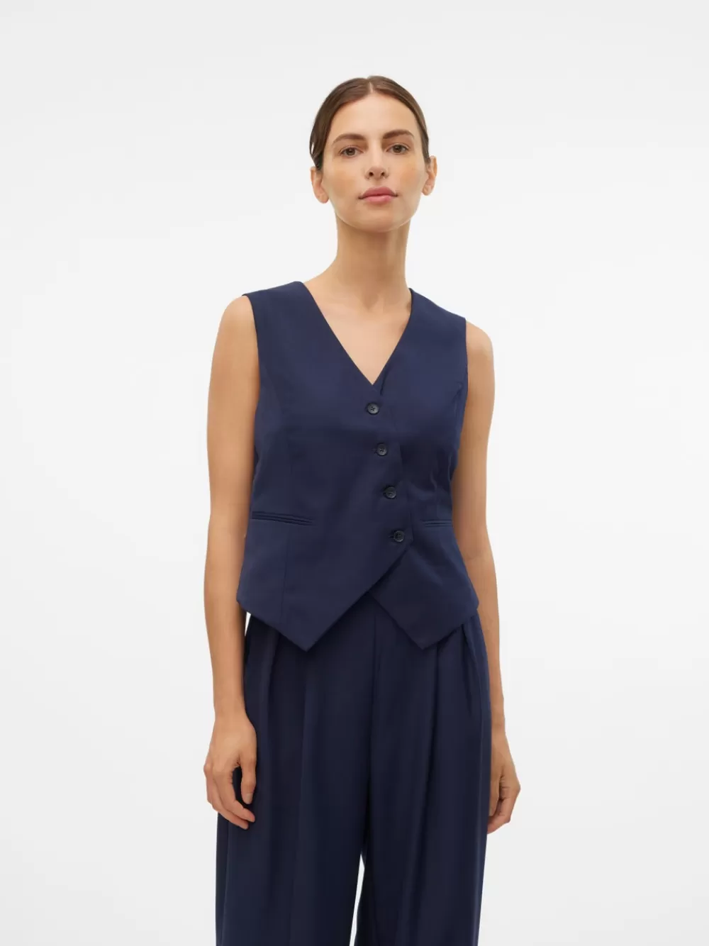 VERO MODA VMHAILEY Tyylikkäät liivit Navy Blazer Store