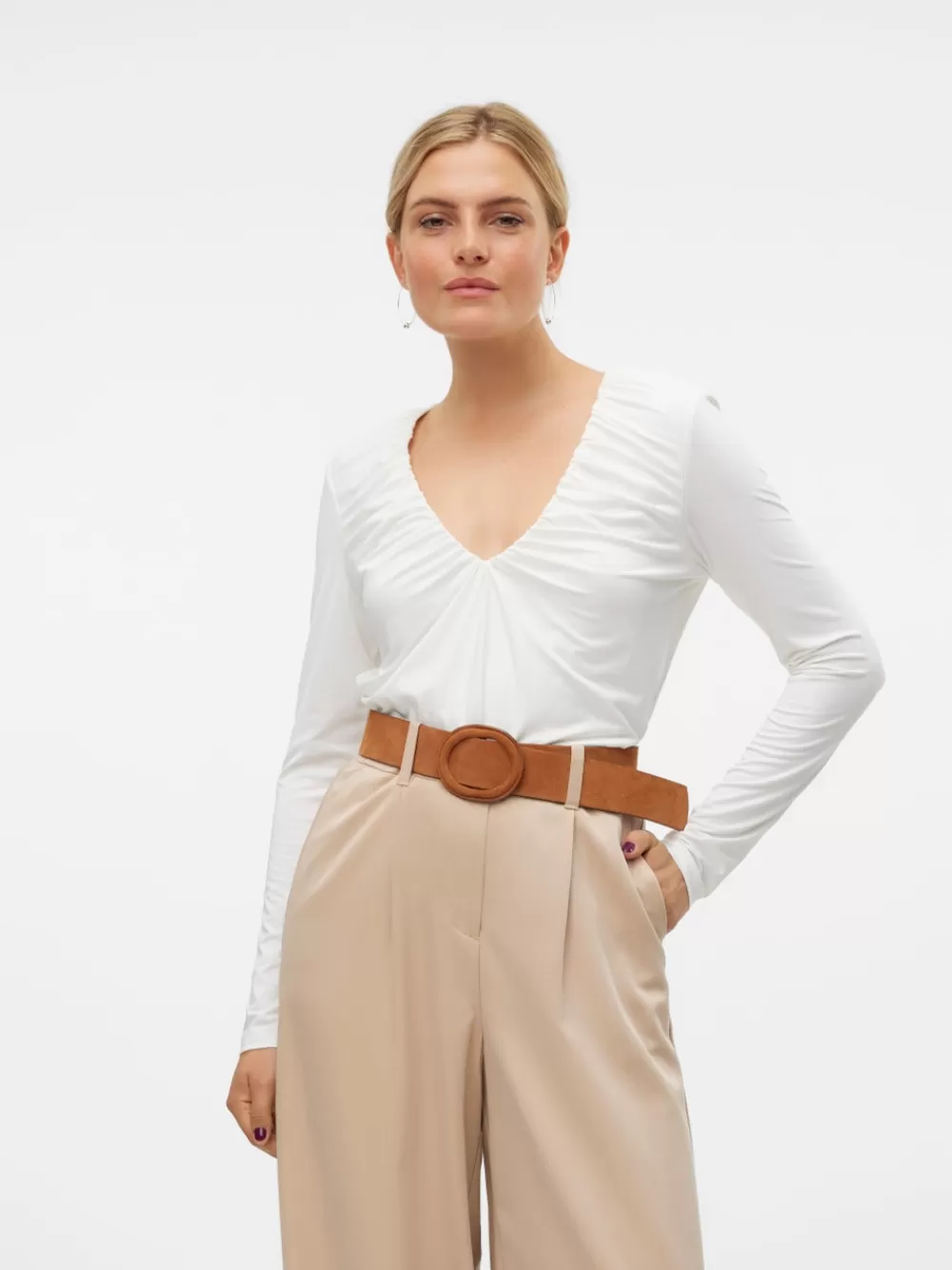 VERO MODA VMHANNA Topit Snow White Best Sale