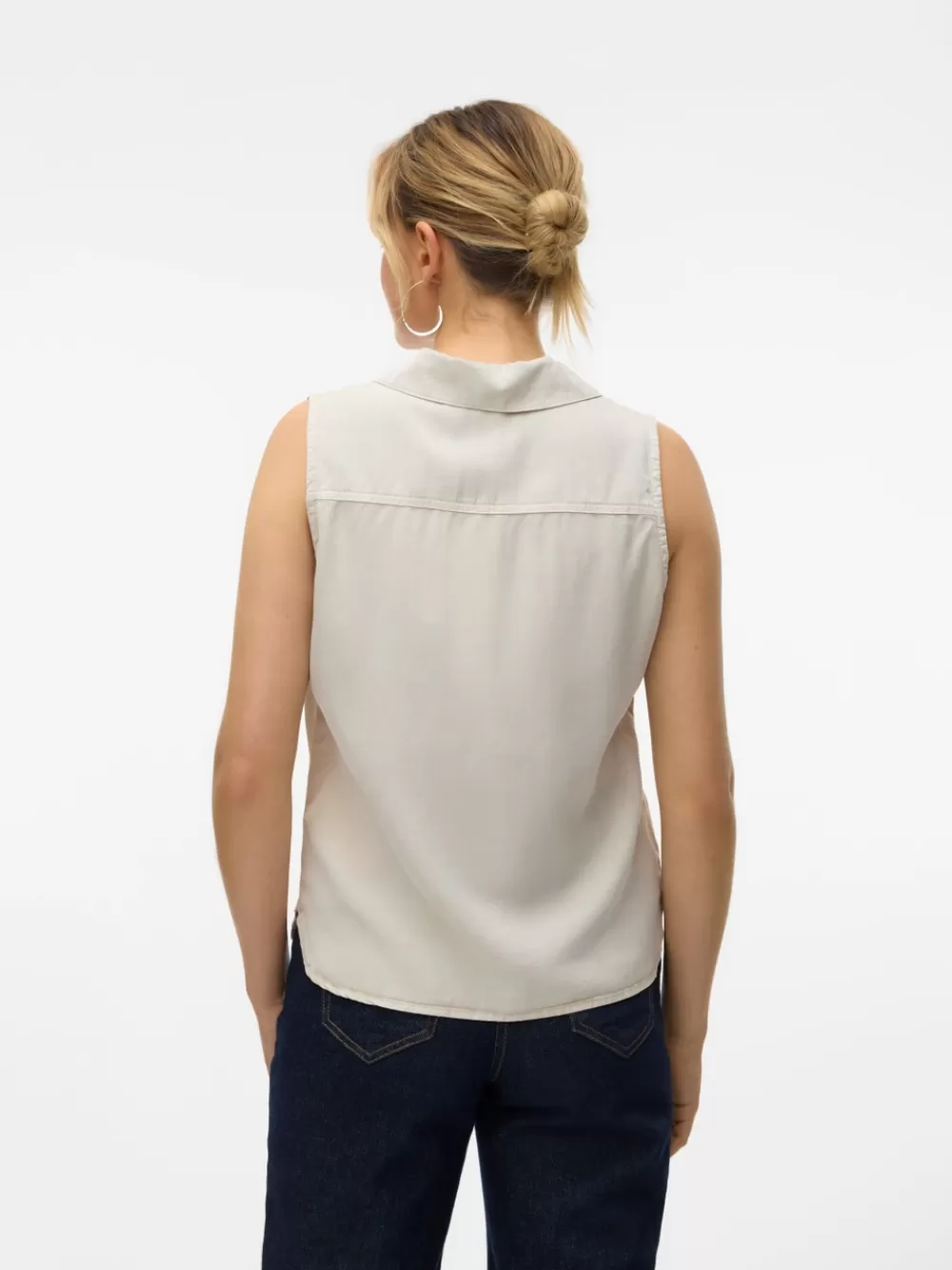 VERO MODA VMHARPER Topit Silver Lining Hot