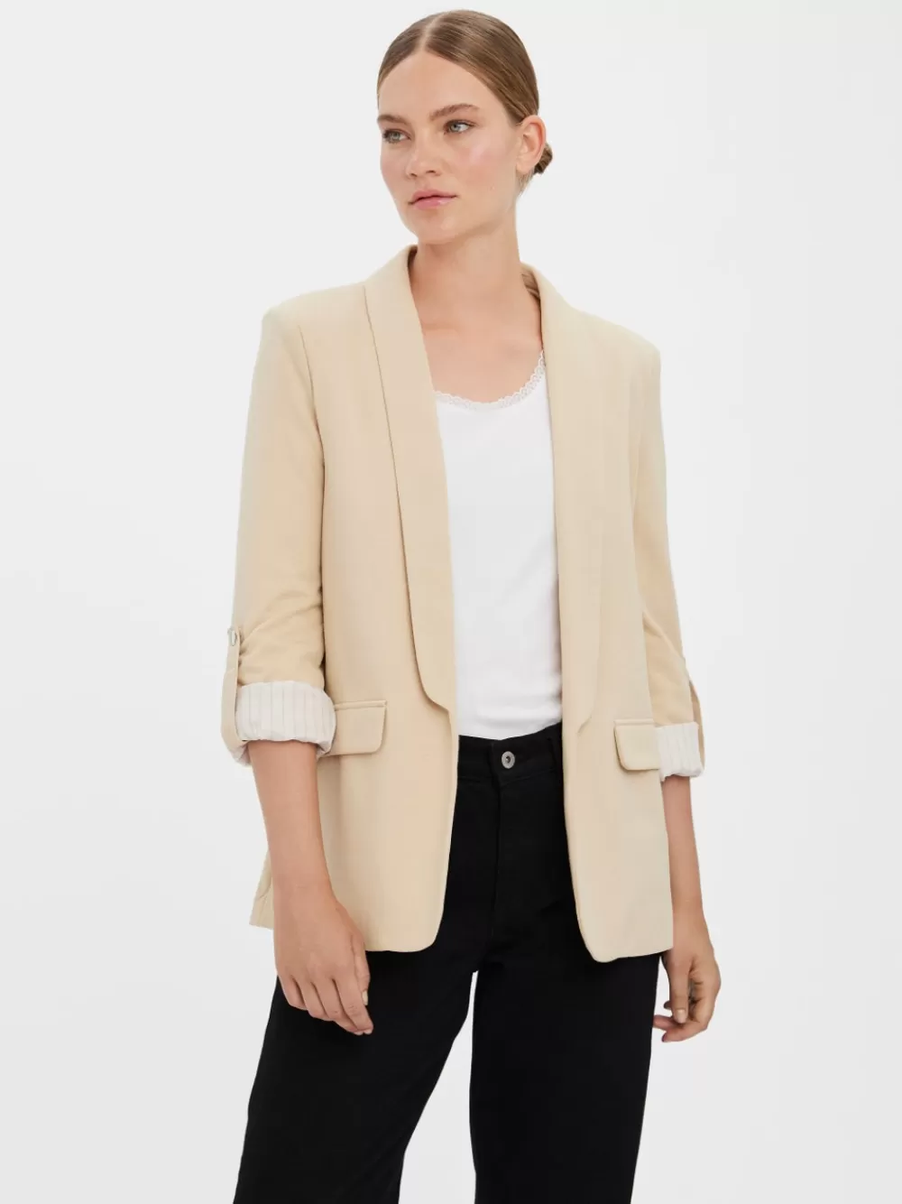 VERO MODA VMHARUKI Bleiserit Warm Sand Cheap