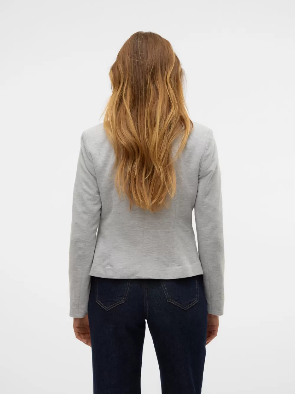 VERO MODA VMHARUKI Bleiserit Light Grey Melange Hot