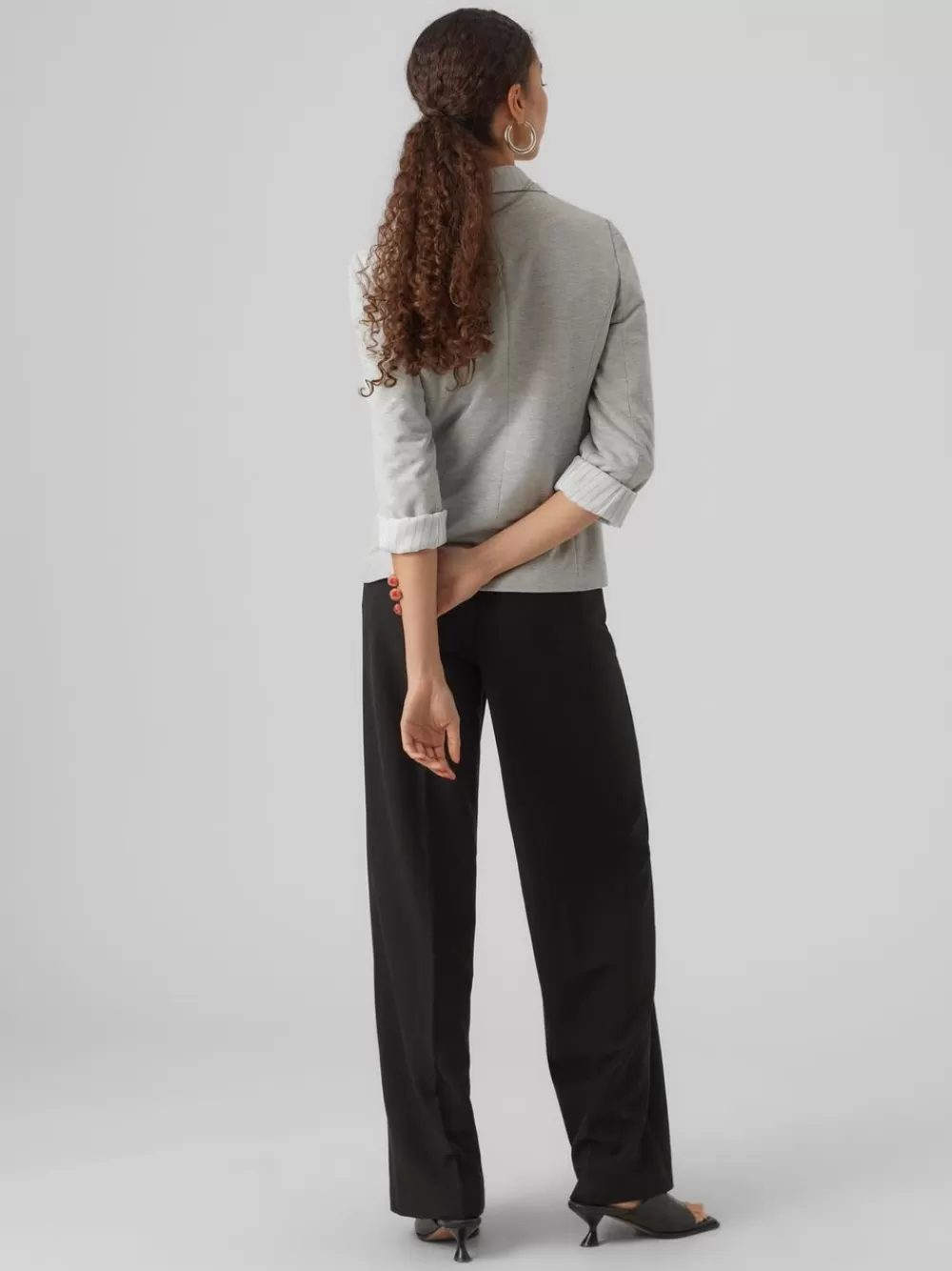 VERO MODA VMHARUKIMO Bleiserit Light Grey Melange Store