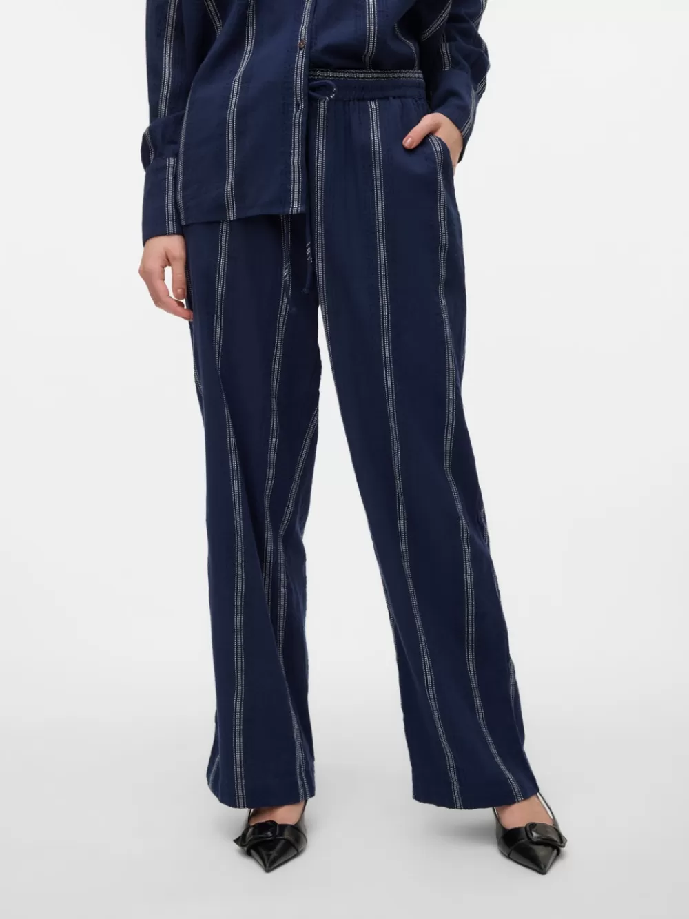 VERO MODA VMHERDIS Housut Navy Blazer Discount