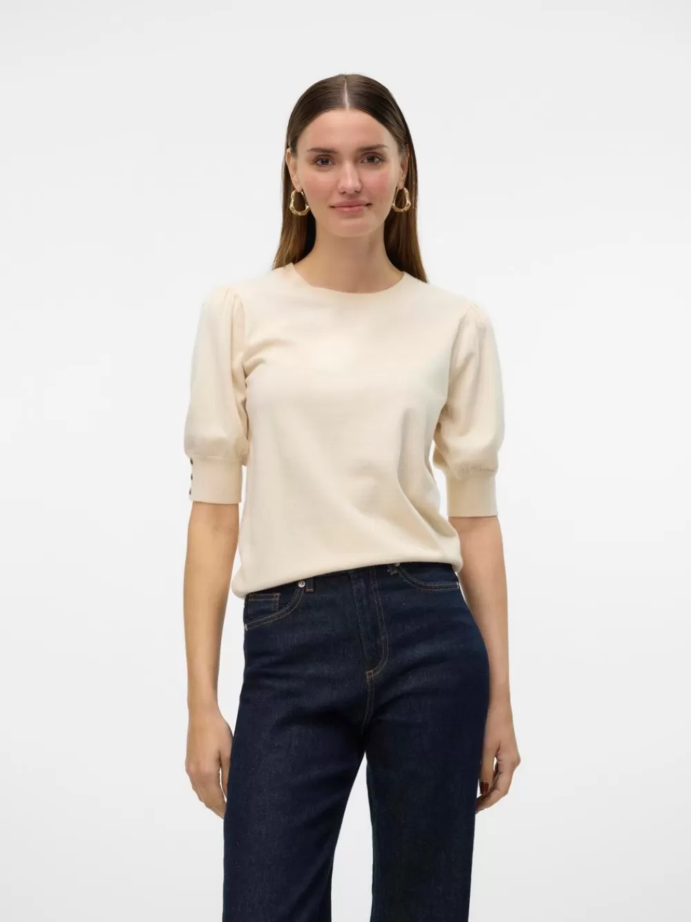 VERO MODA VMHOLLYKARIS Neulepuserot Birch Flash Sale