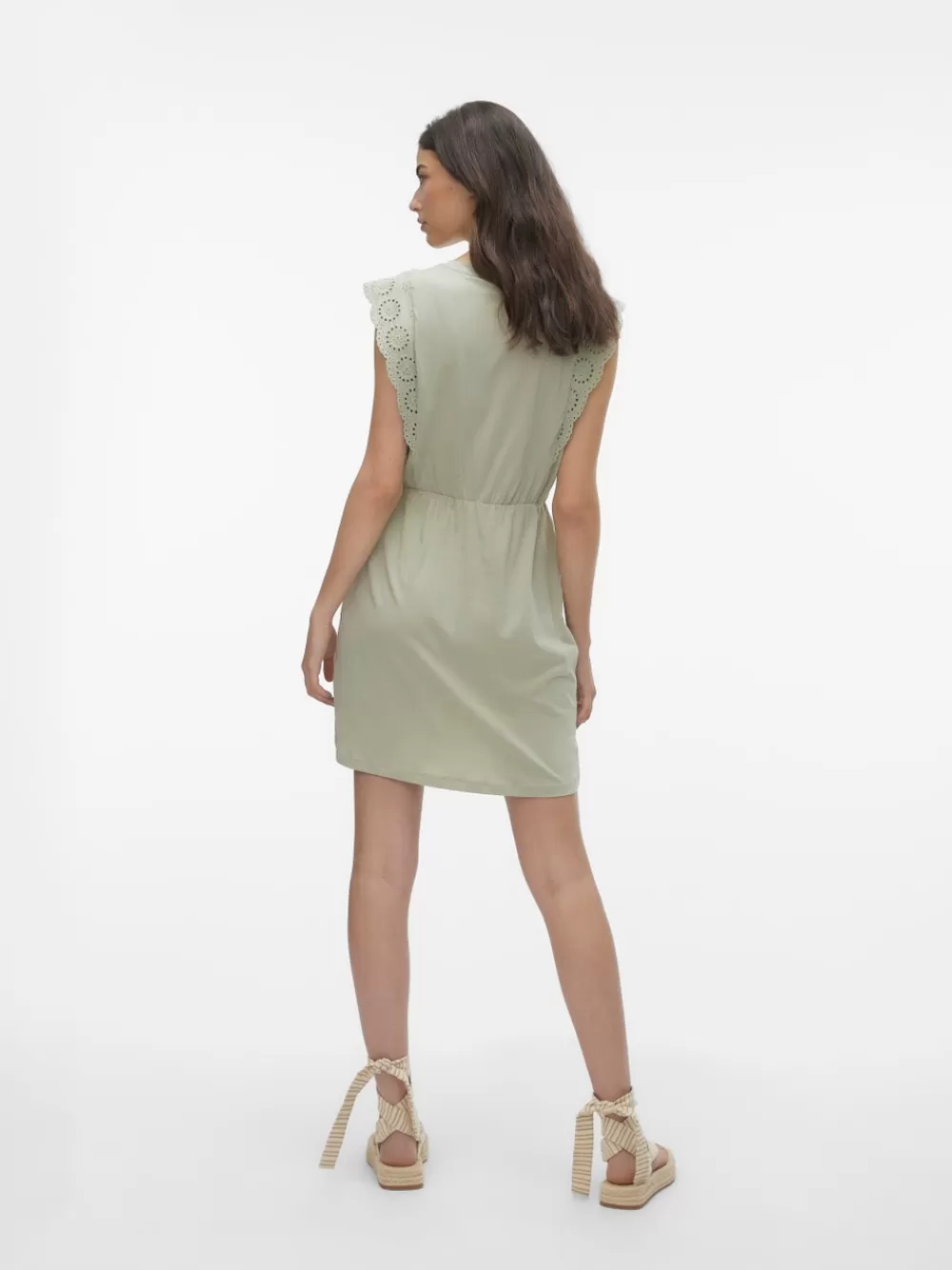 VERO MODA VMHOLLYN Lyhyt mekko Desert Sage Cheap