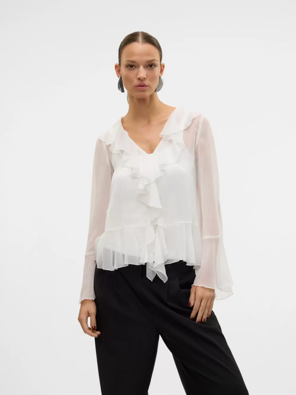 VERO MODA VMINA Topit Snow White Cheap