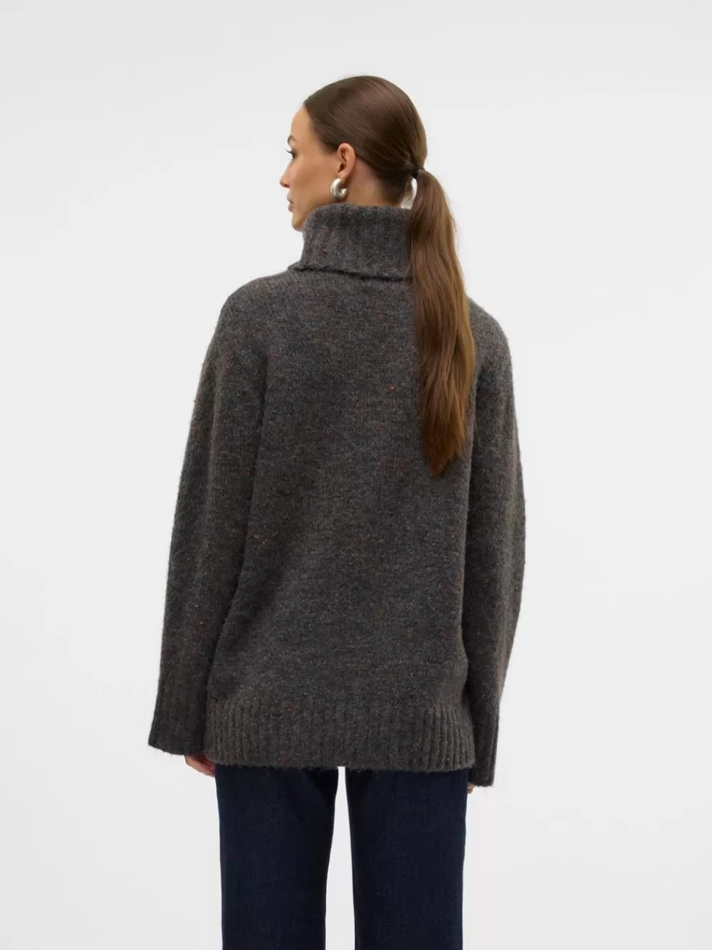 VERO MODA VMINGRID Neulepuserot Dark Grey Melange Best Sale