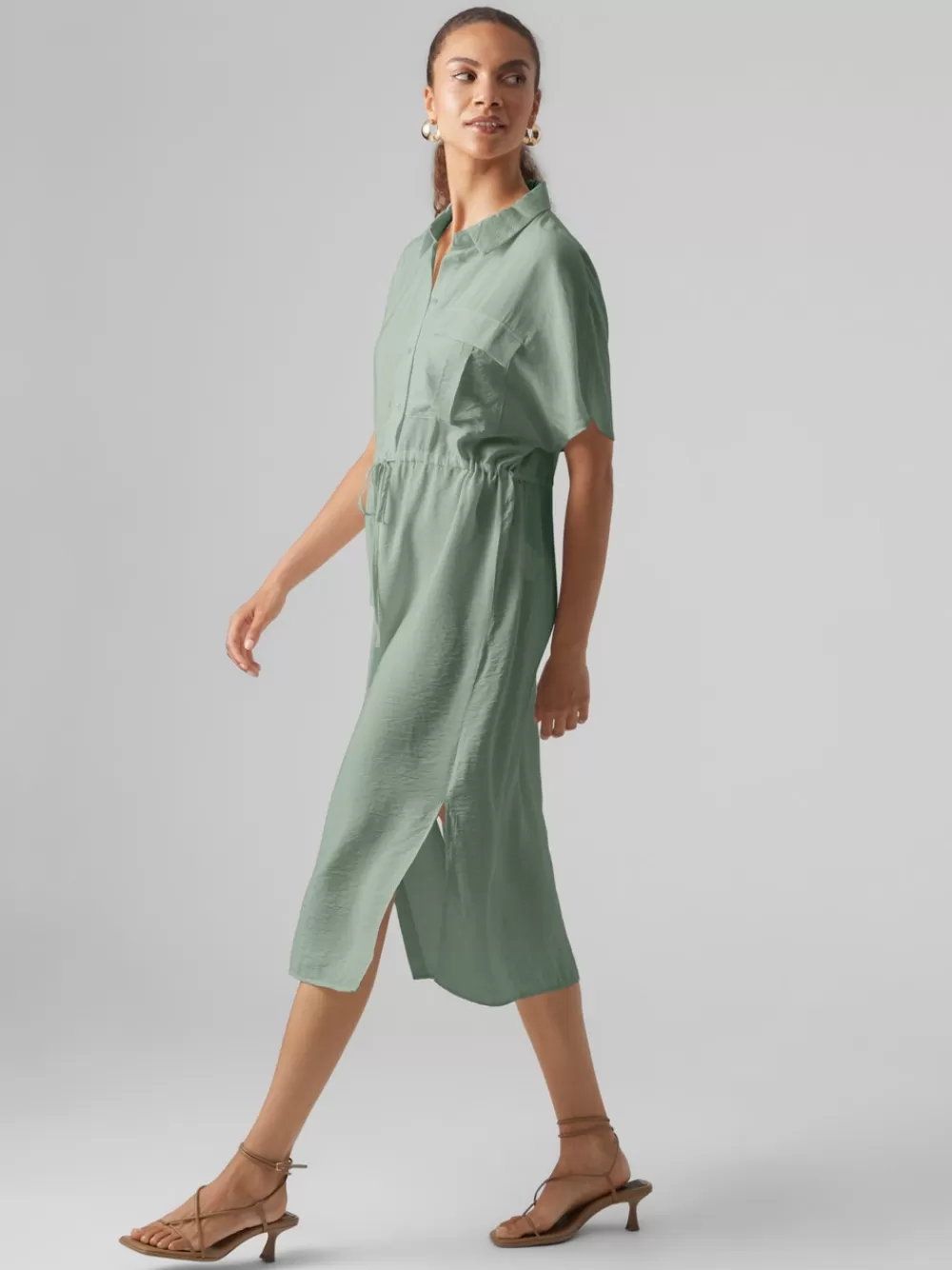 VERO MODA VMIRIS Midimekko Hedge Green Discount