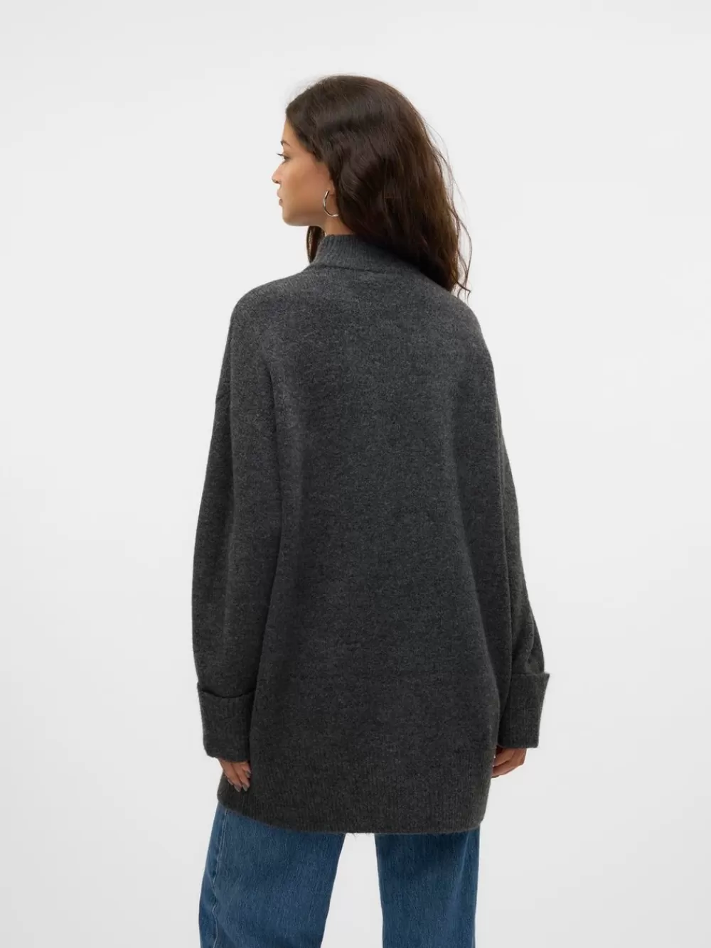 VERO MODA VMIRIS Neulepuserot Dark Grey Melange Online