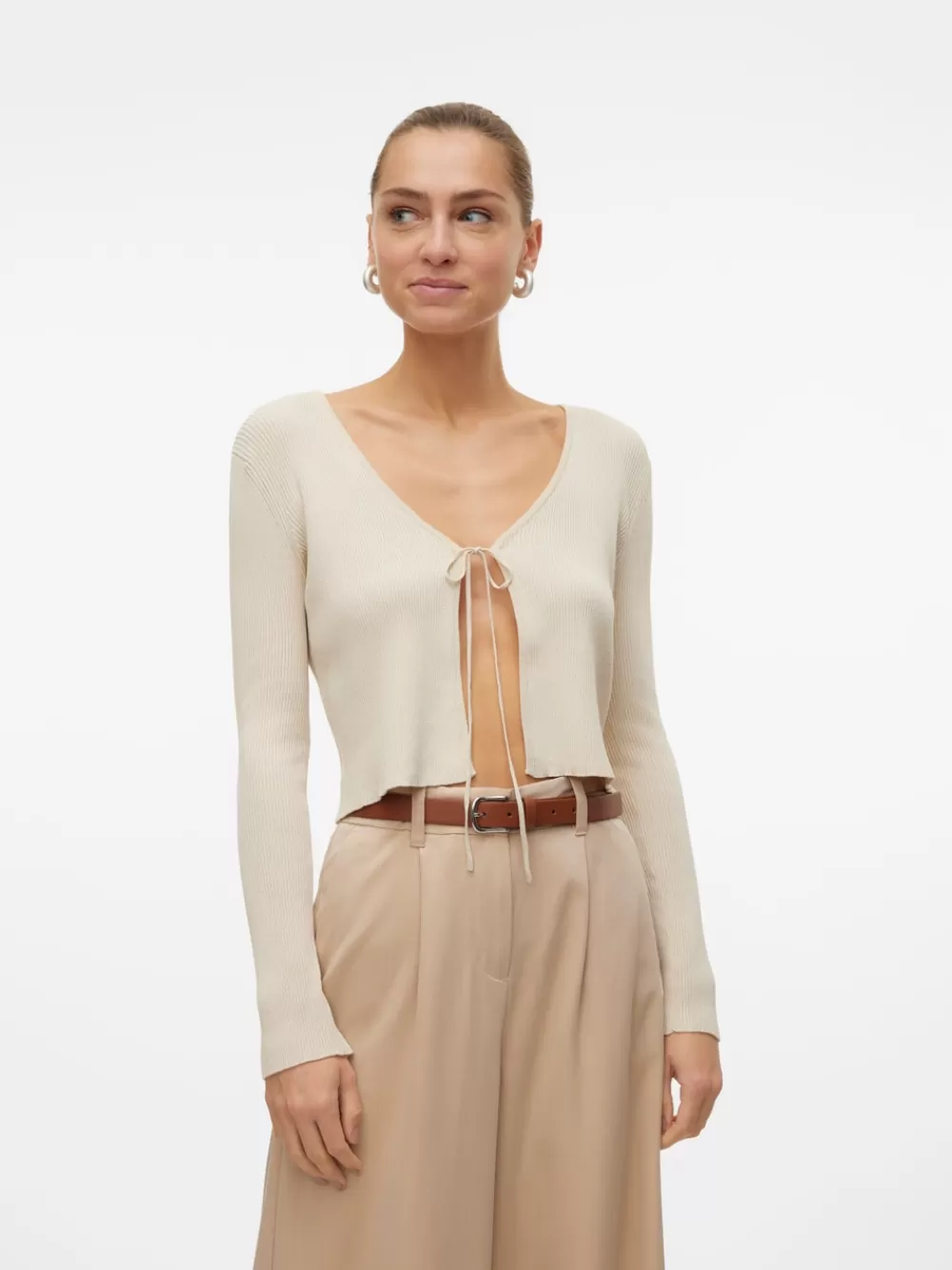 VERO MODA VMIRUKA Neuletakit Oatmeal Cheap