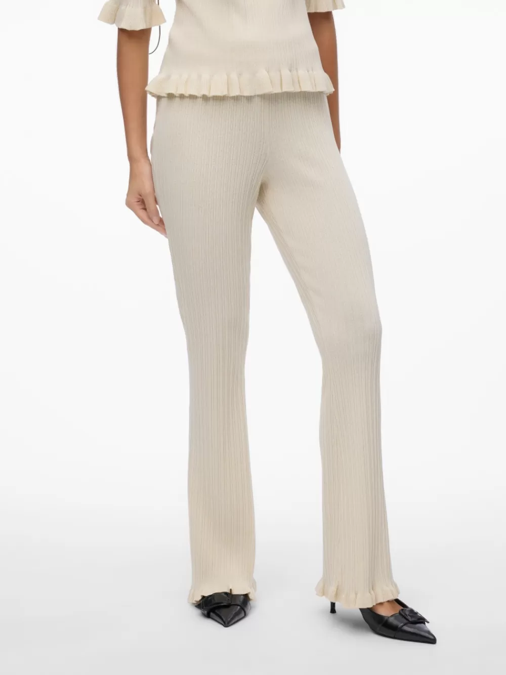 VERO MODA VMJADE Korkea vyötärö Housut Birch Cheap