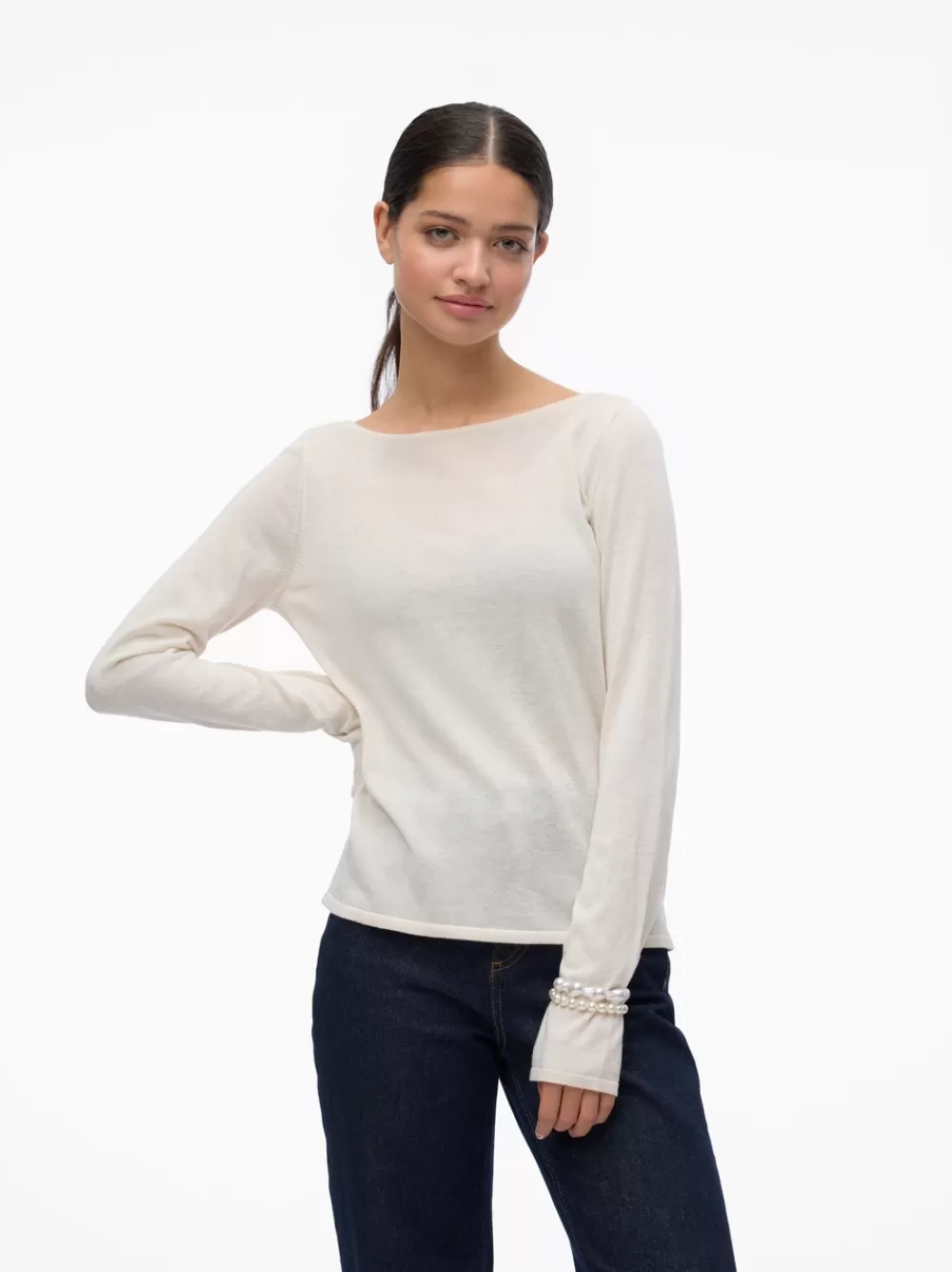 VERO MODA VMJANELLE Neulepuserot Birch Cheap
