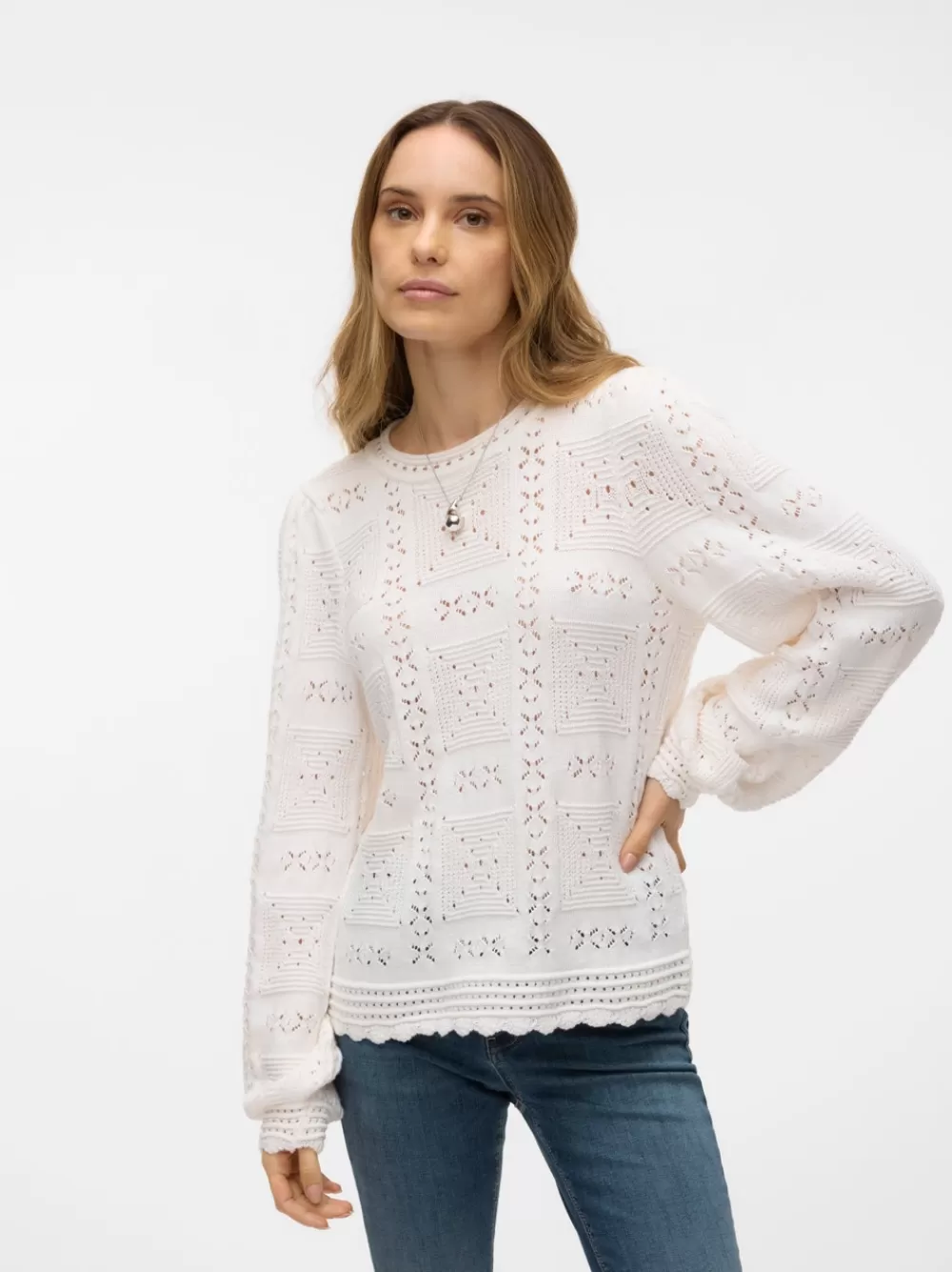 VERO MODA VMJAYLA Neulepuserot Snow White Flash Sale
