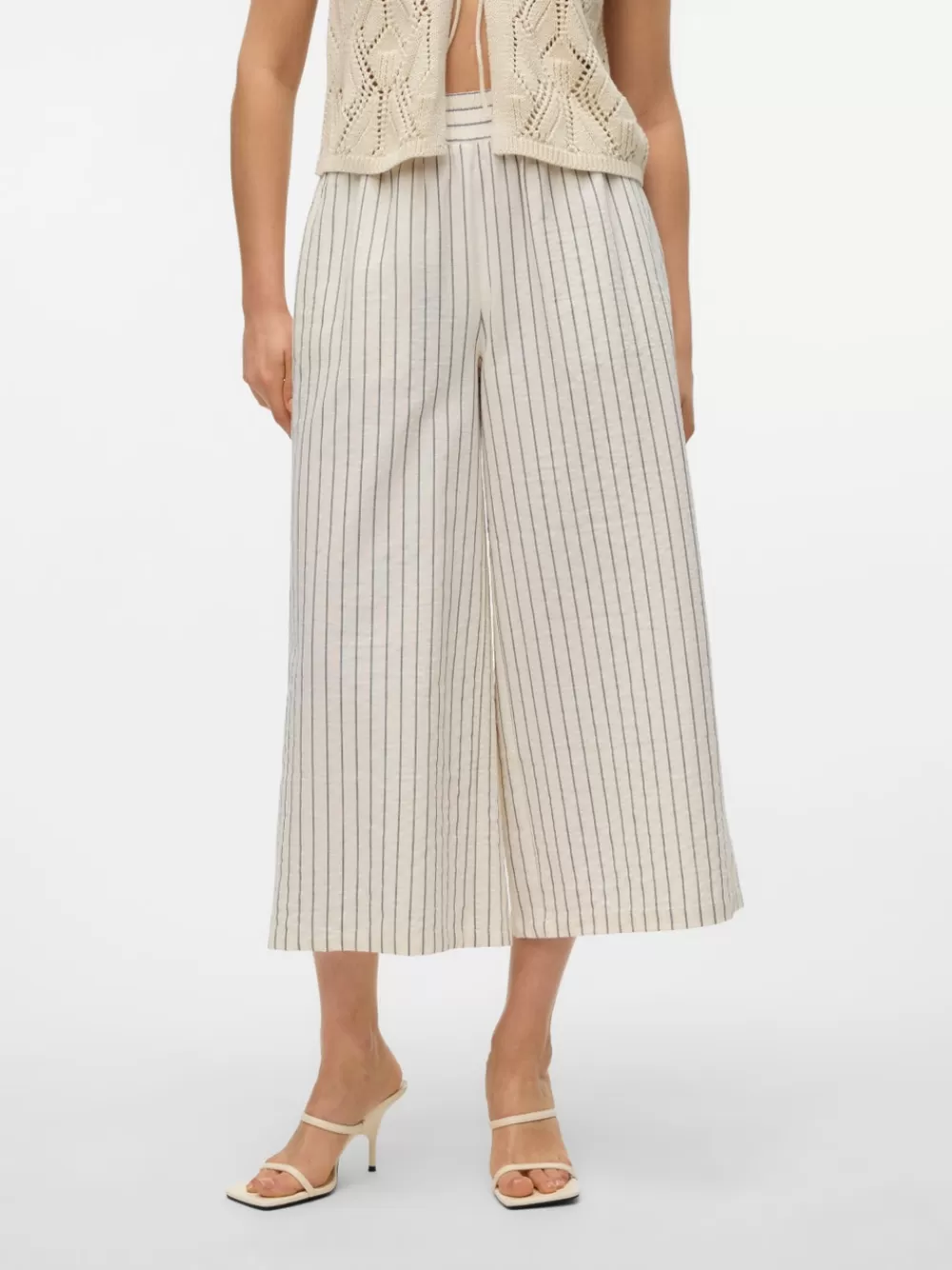 VERO MODA VMJAYLEN Korkea vyötärö Culotte-housut Birch New