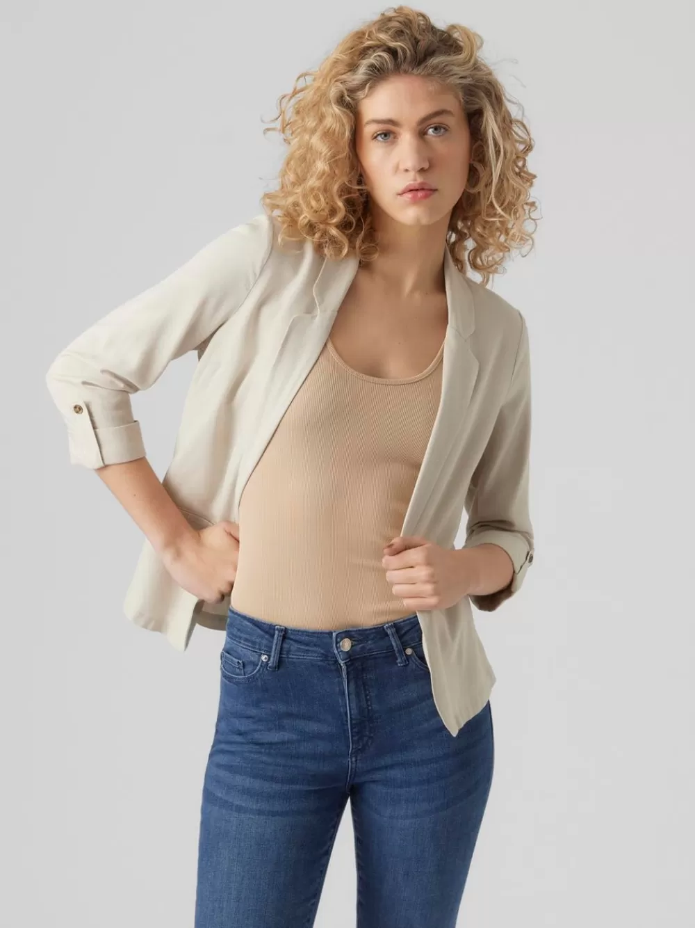 VERO MODA VMJESMILO Bleiserit Silver Lining Discount