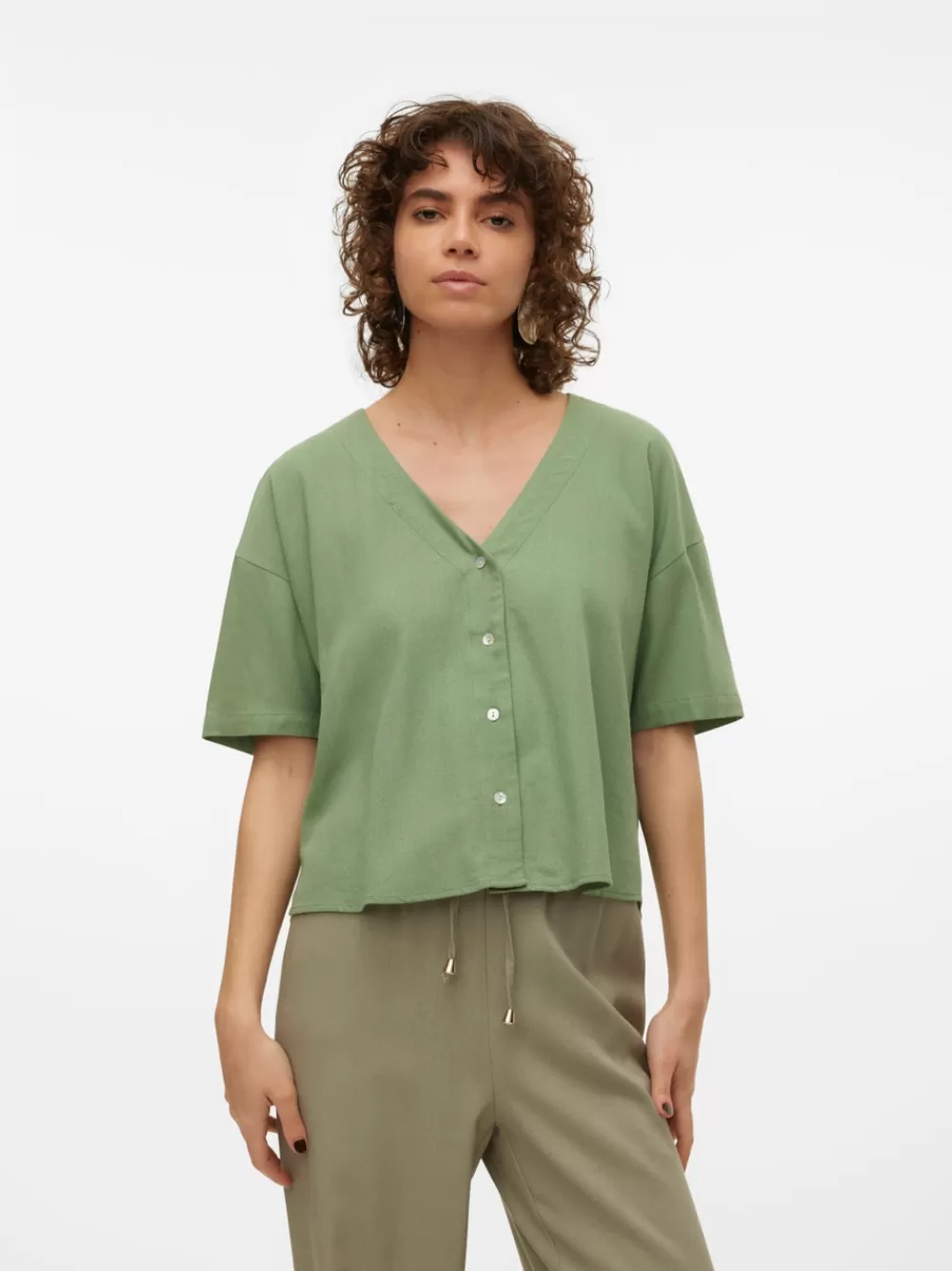 VERO MODA VMJESMILO Paidat Hedge Green Store