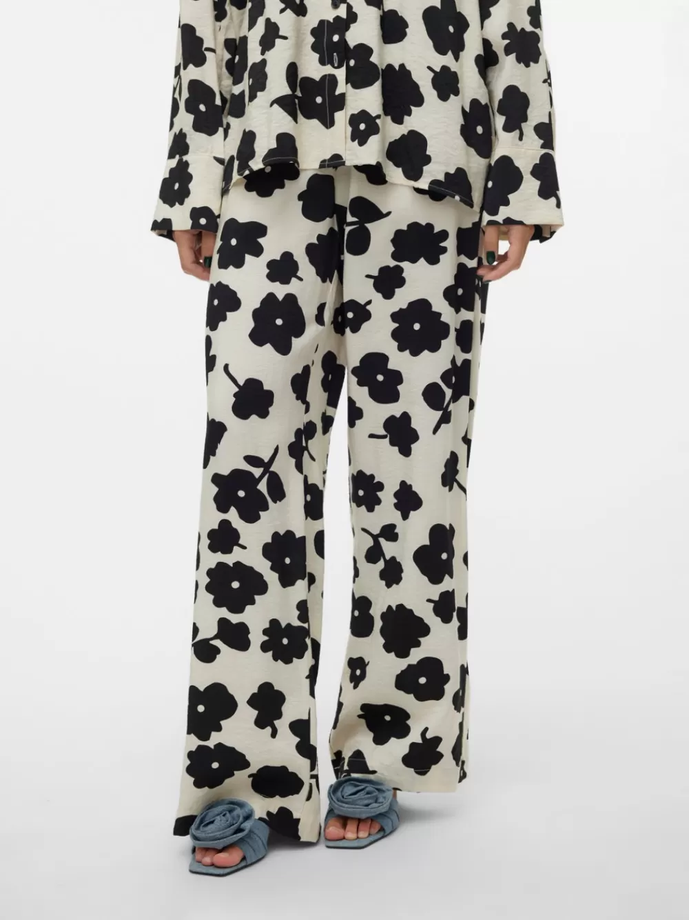 VERO MODA VMJESSA Korkea vyötärö Housut Birch Cheap