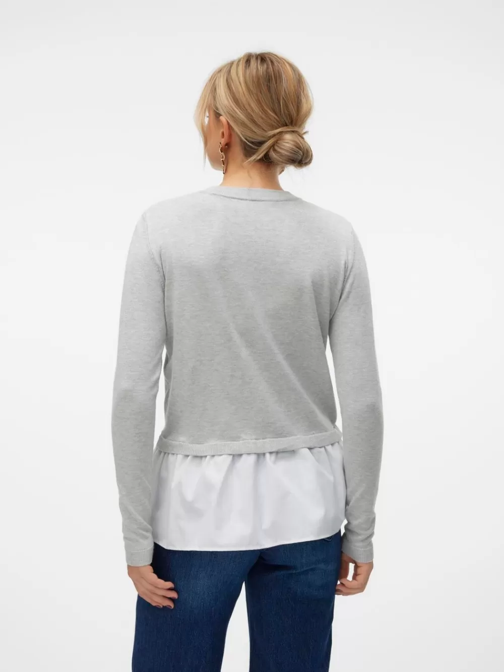 VERO MODA VMJOSE Neulepuserot Light Grey Melange Cheap
