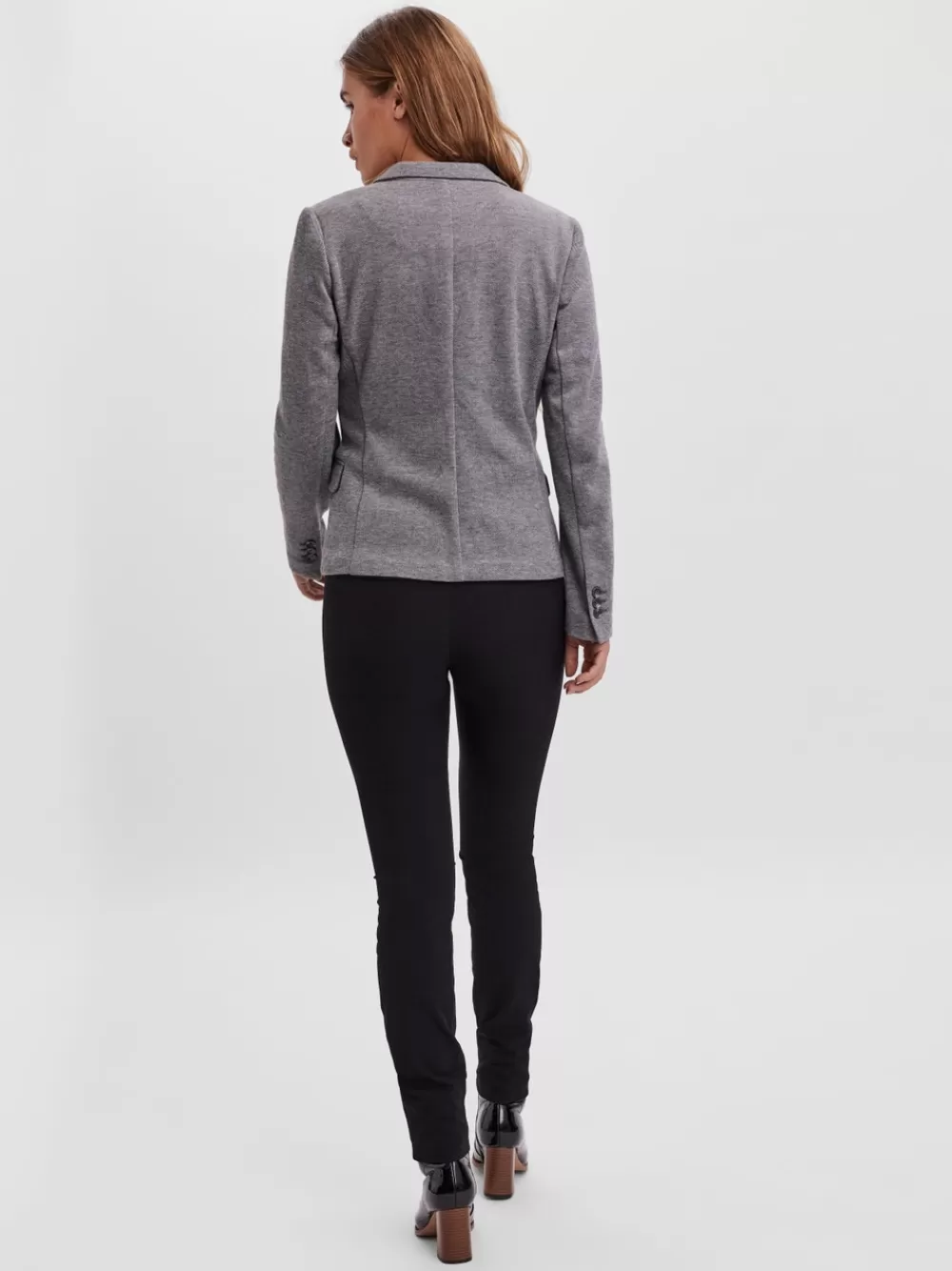 VERO MODA VMJULIA Bleiserit Dark Grey Melange Fashion