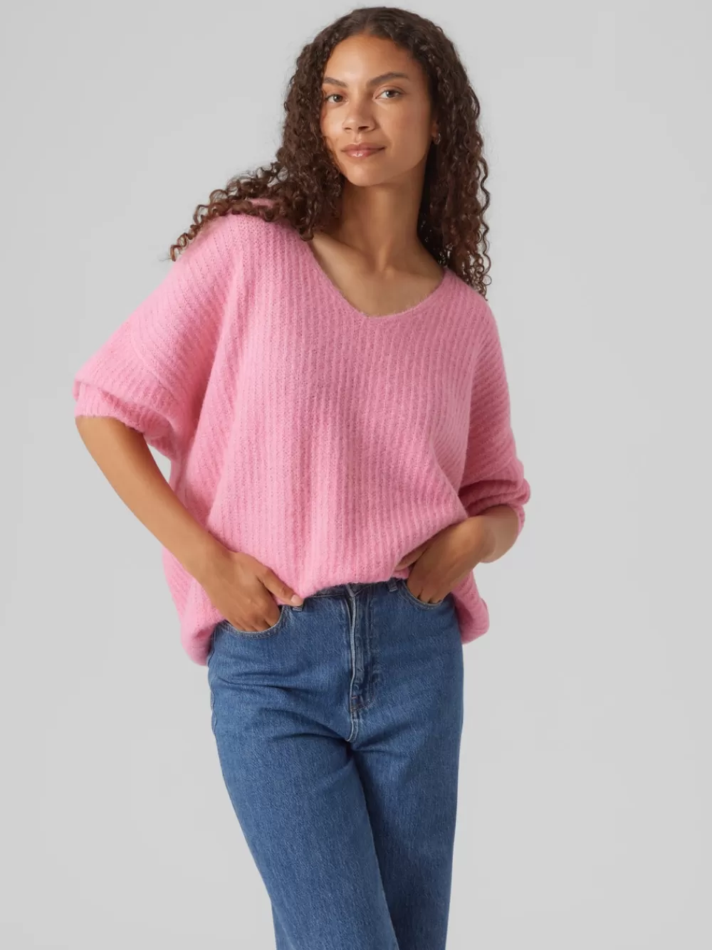 VERO MODA VMJULIE Neulepuserot Sachet Pink Best Sale