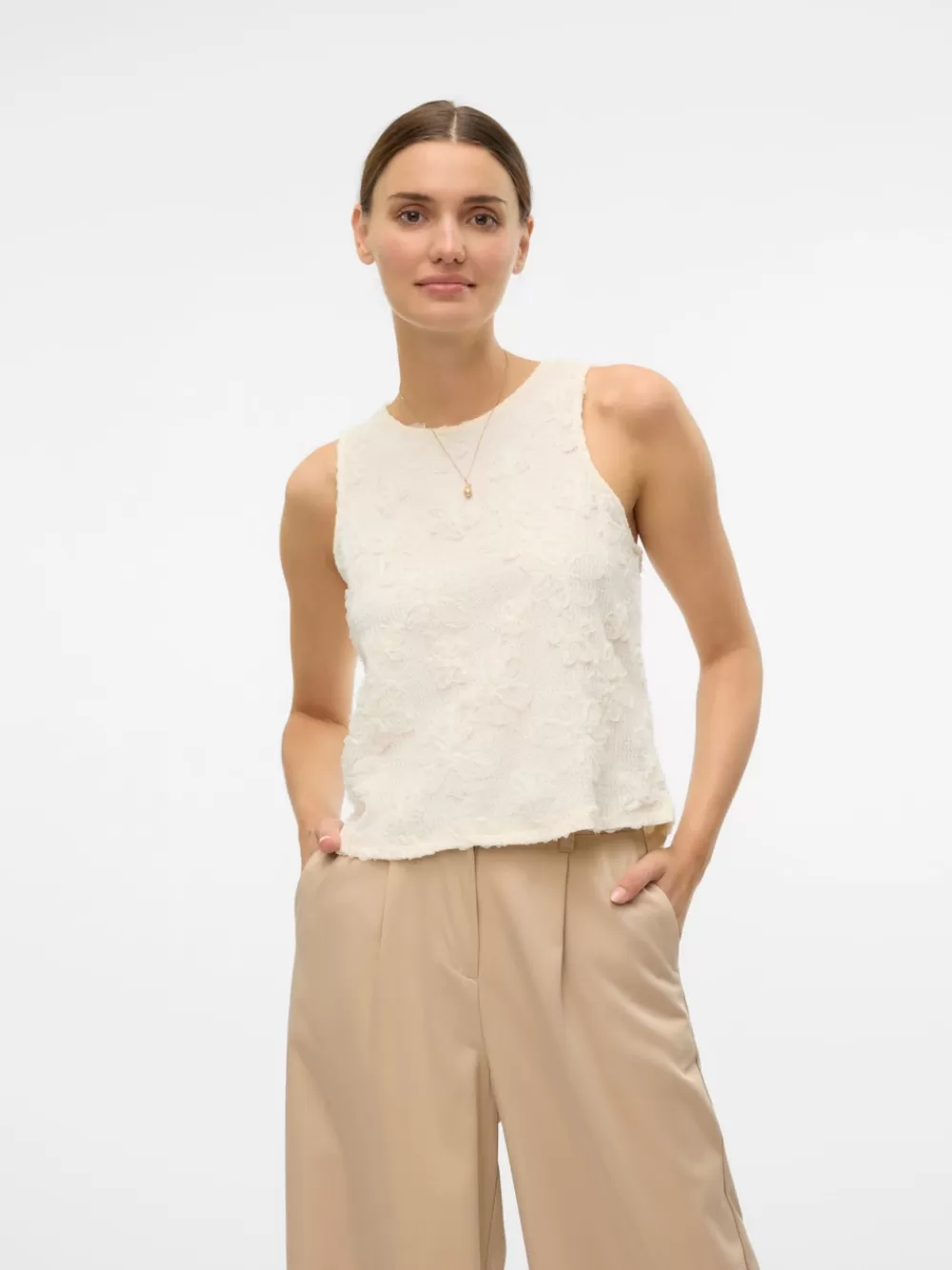 VERO MODA VMJUNE Hihattomat topit Birch Outlet