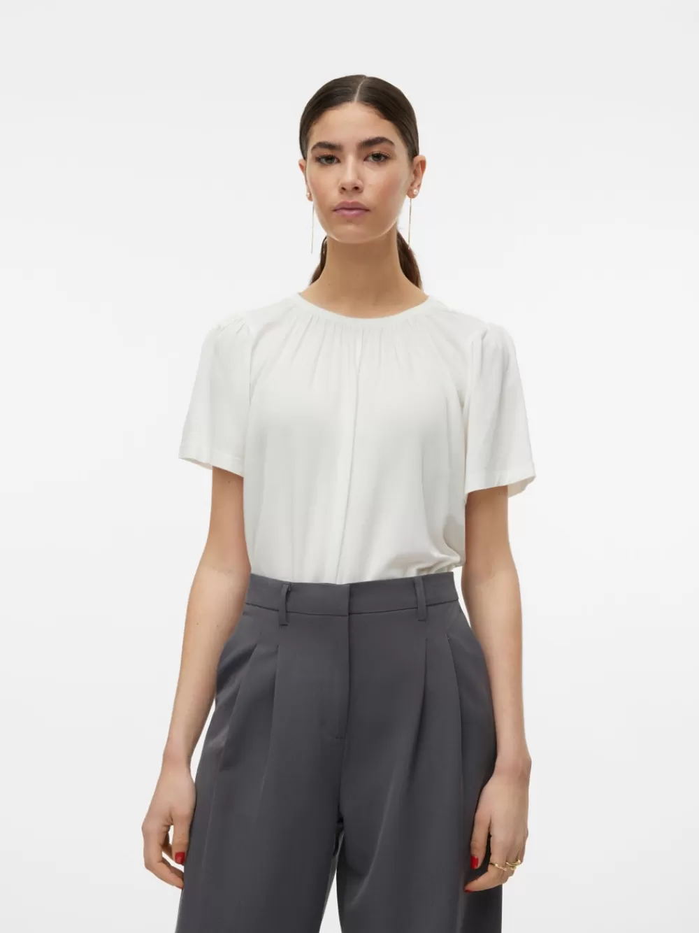 VERO MODA VMJUNE Topit Snow White Fashion