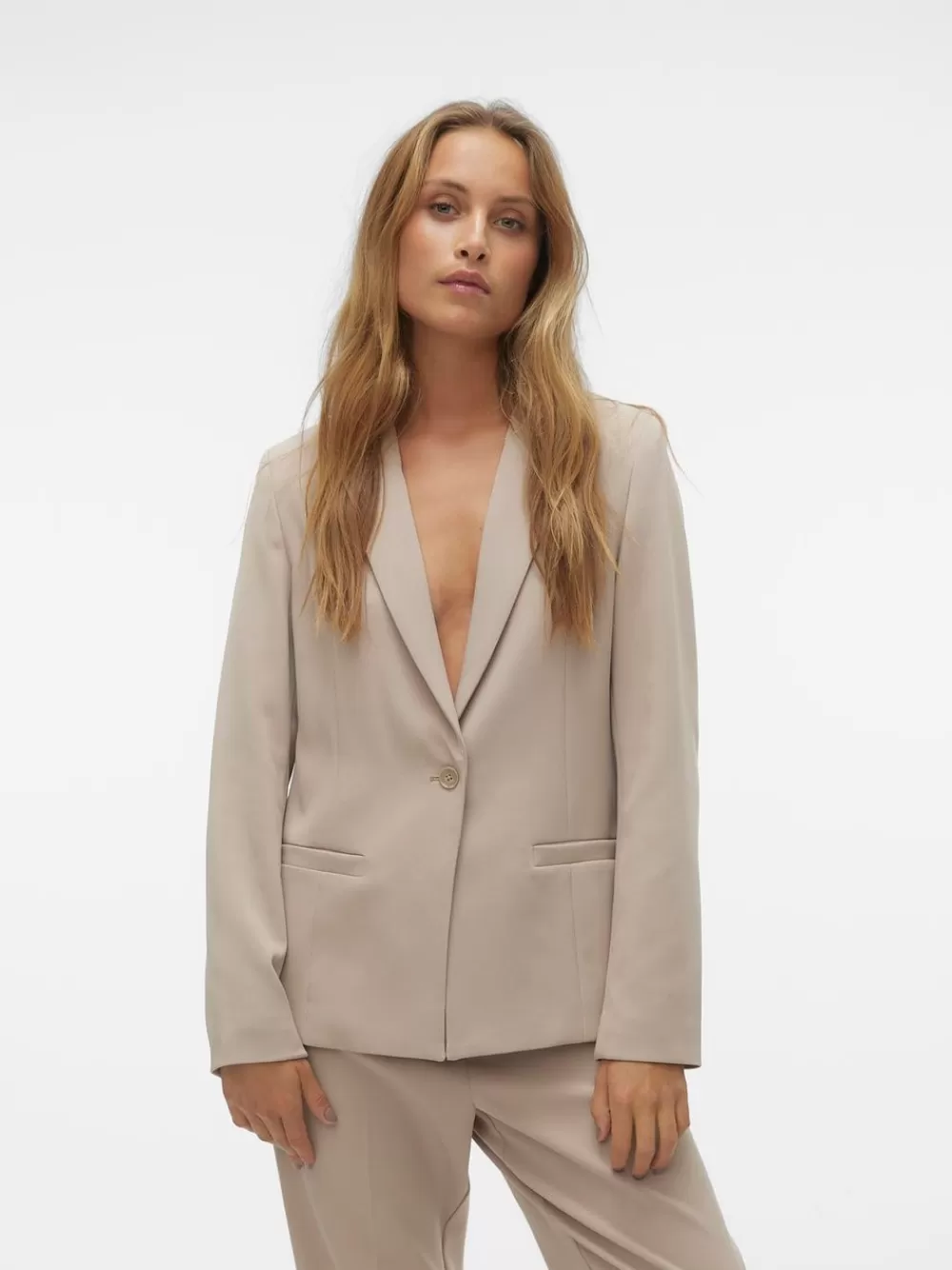 VERO MODA VMKAIA Bleiserit Silver Mink Discount