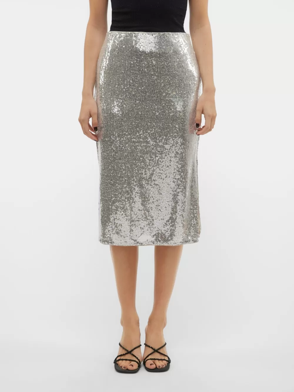 VERO MODA VMKAJE Korkea vyötärö Midihame Pumice Stone Outlet