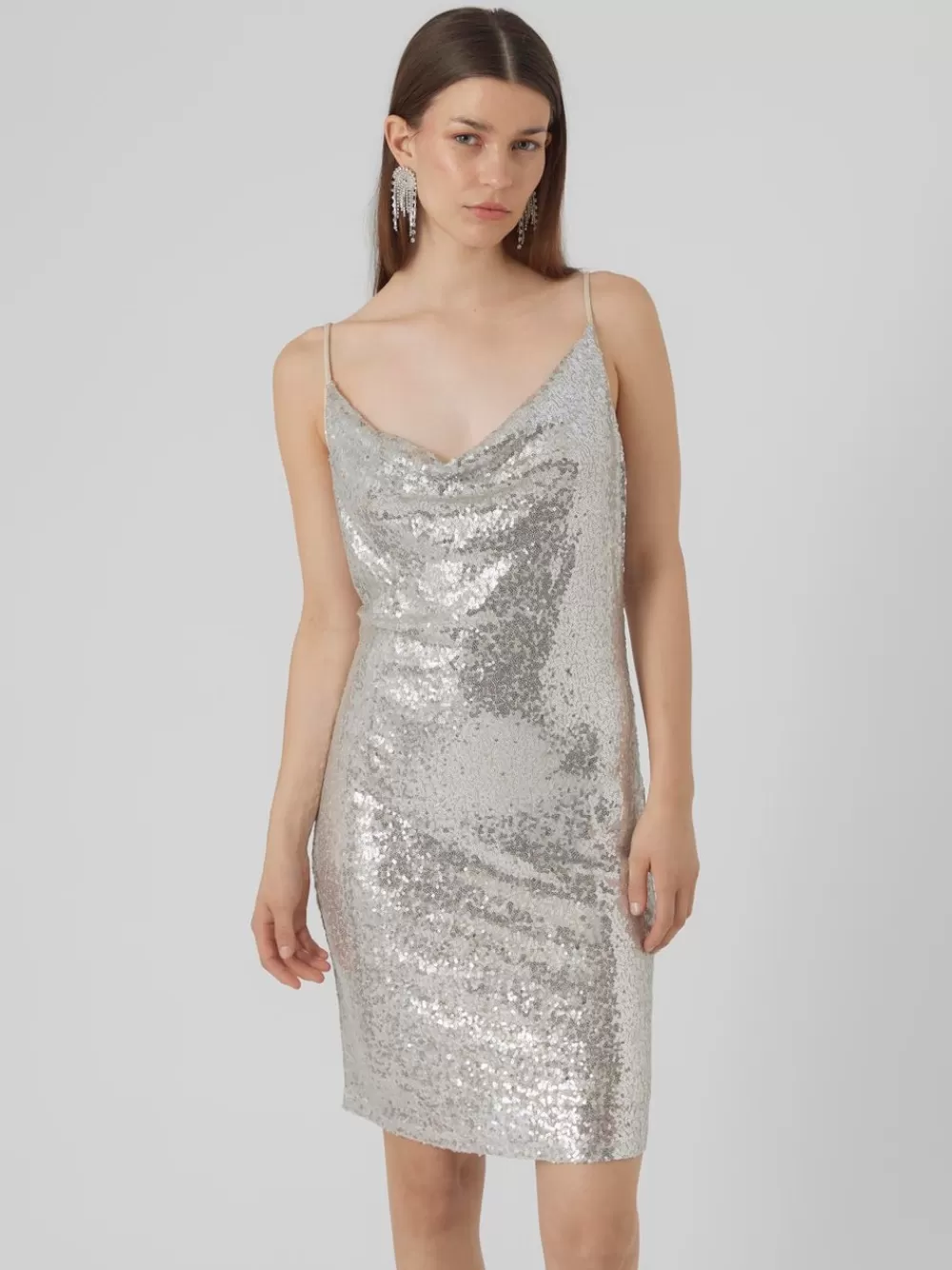 VERO MODA VMKAJE Lyhyt mekko Silver Colour Outlet