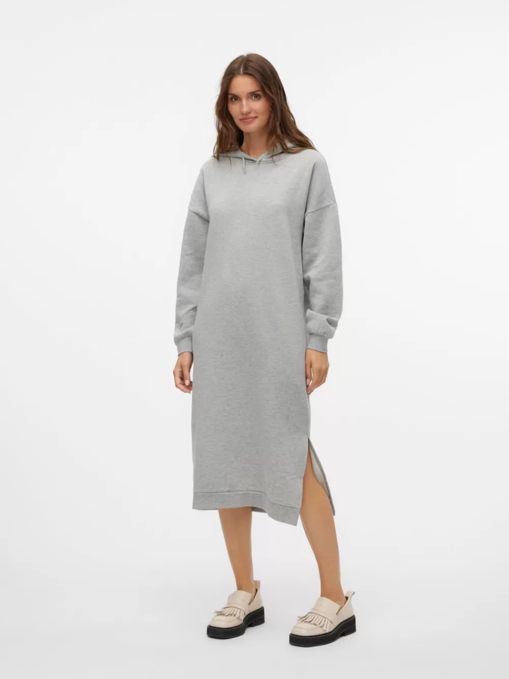 VERO MODA VMKAMILE Midimekko Light Grey Melange Cheap