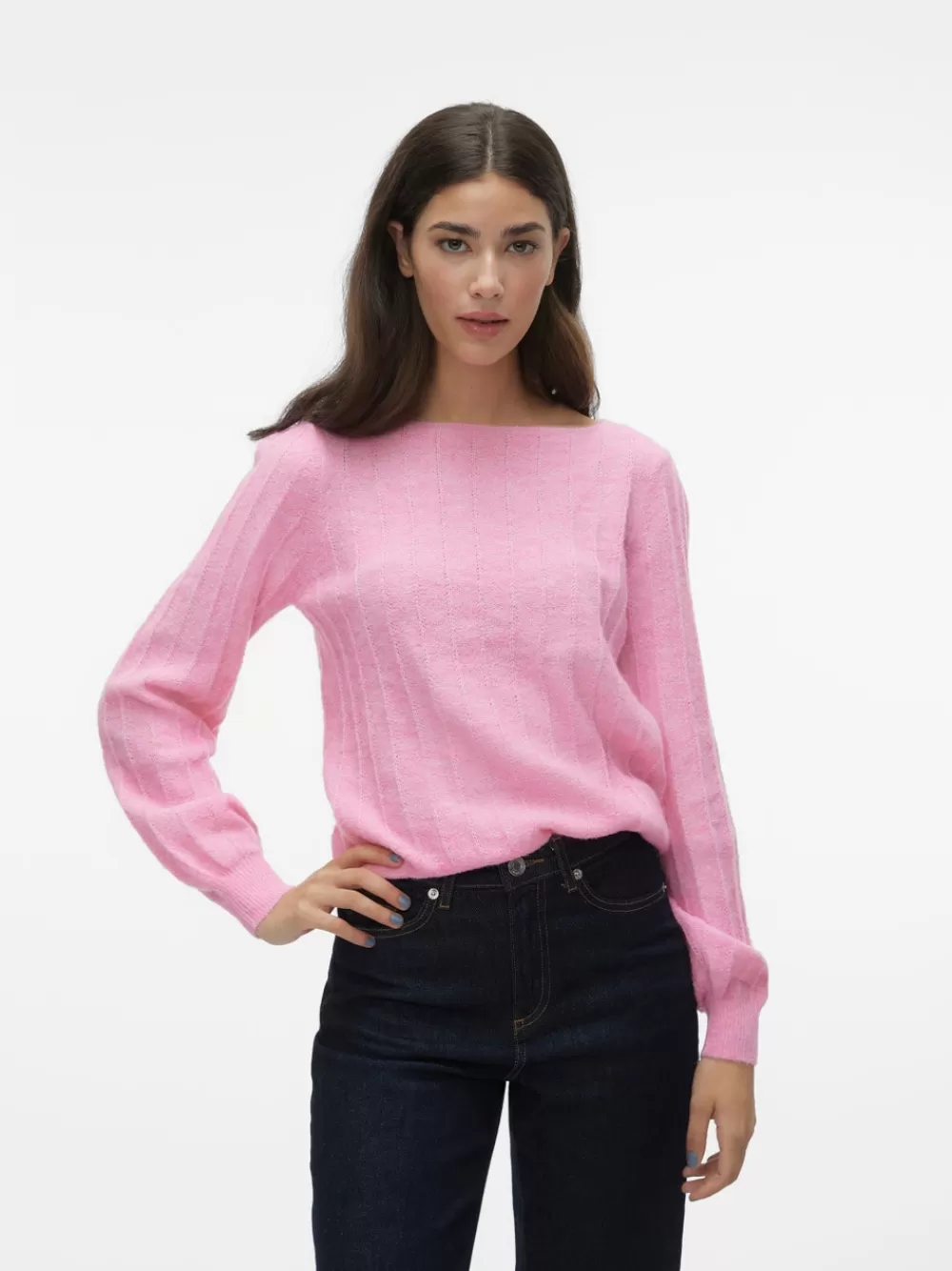 VERO MODA VMKAMILLE Neulepuserot Sachet Pink Cheap
