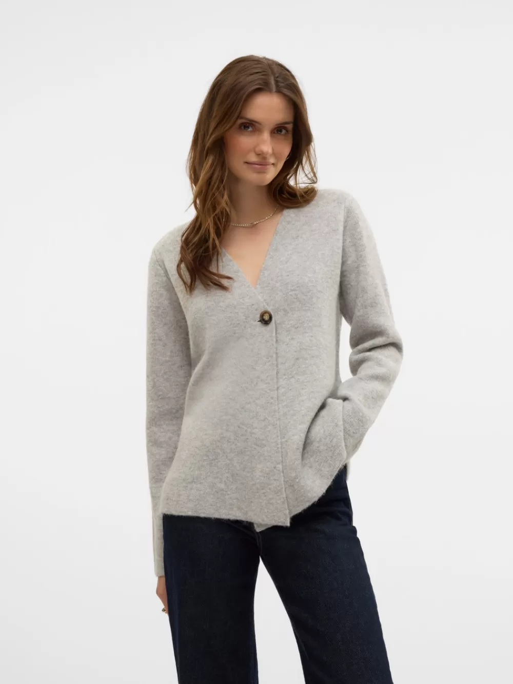 VERO MODA VMKARMA Neuletakit Light Grey Melange Outlet