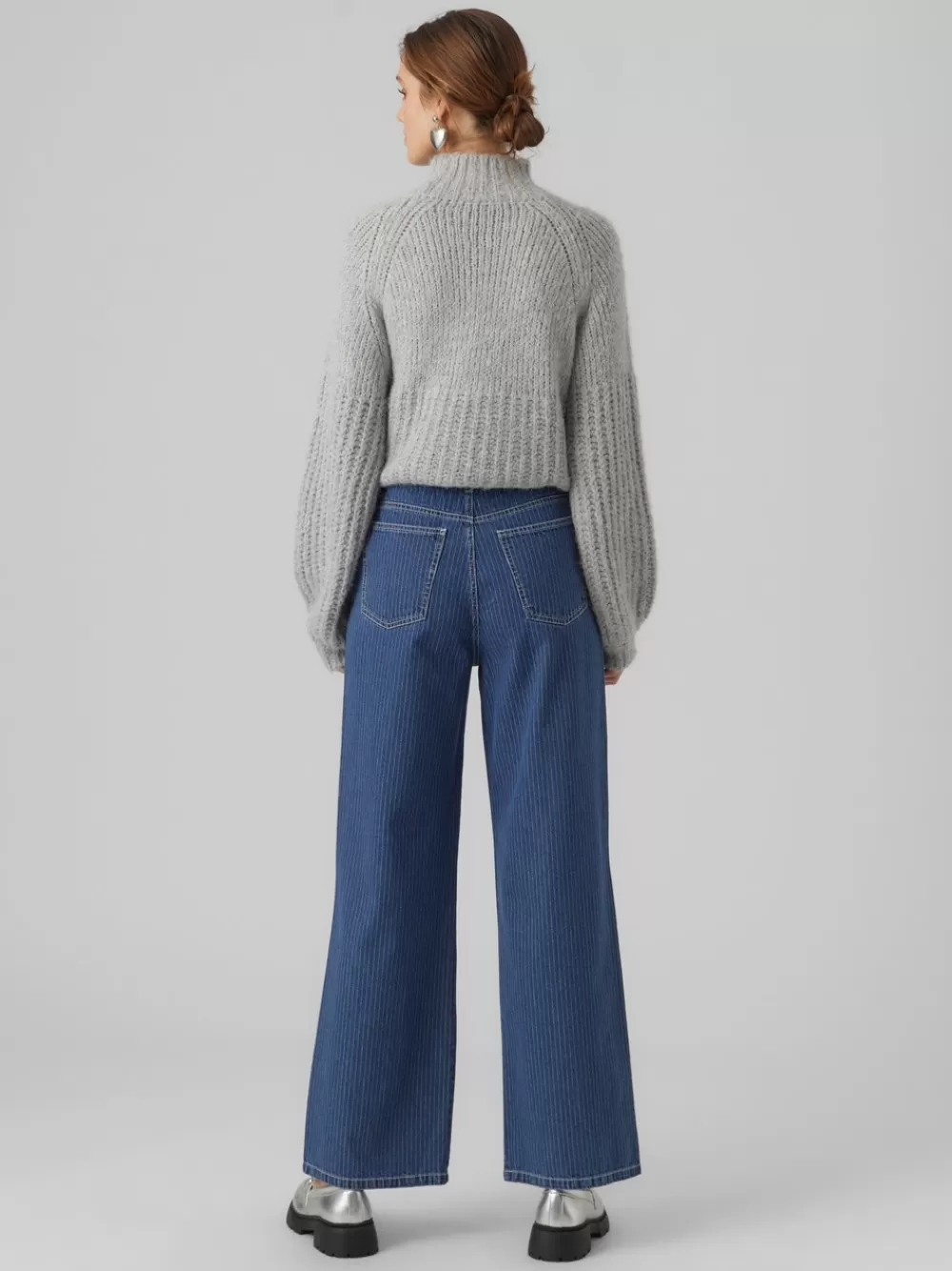 VERO MODA VMKATHY Korkea vyötärö Loose fit Farkut Medium Blue Denim Best Sale