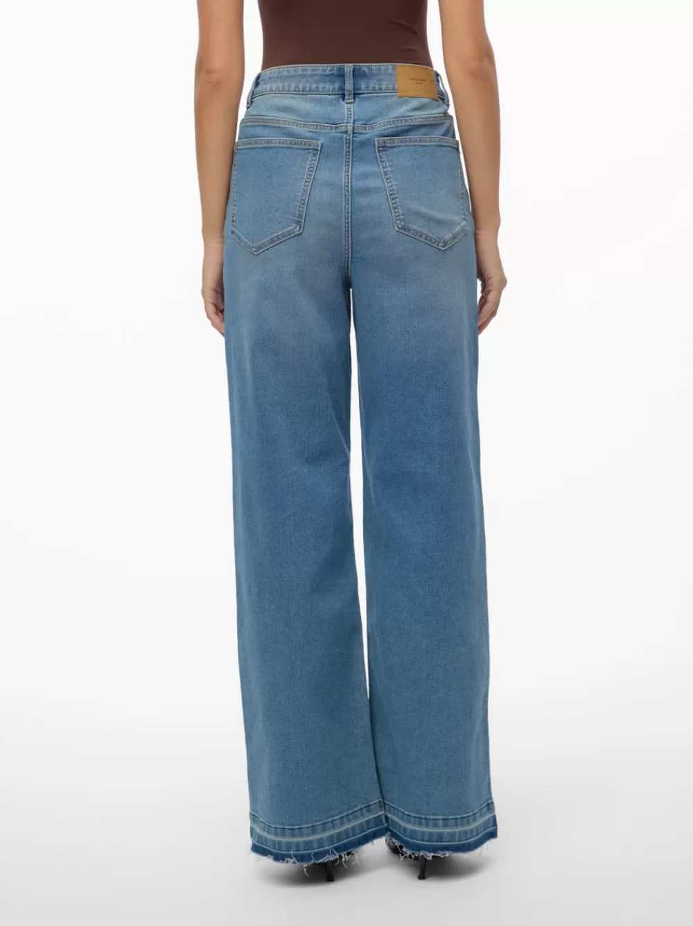 VERO MODA VMKATHY Korkea vyötärö Loose fit Farkut Light Blue Denim Online