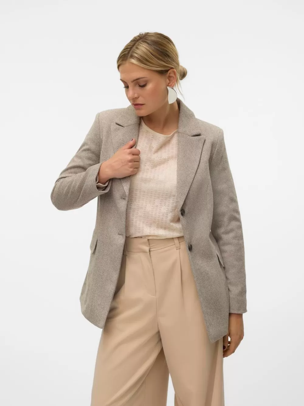 VERO MODA VMKAWI Bleiserit Chocolate Torte Clearance