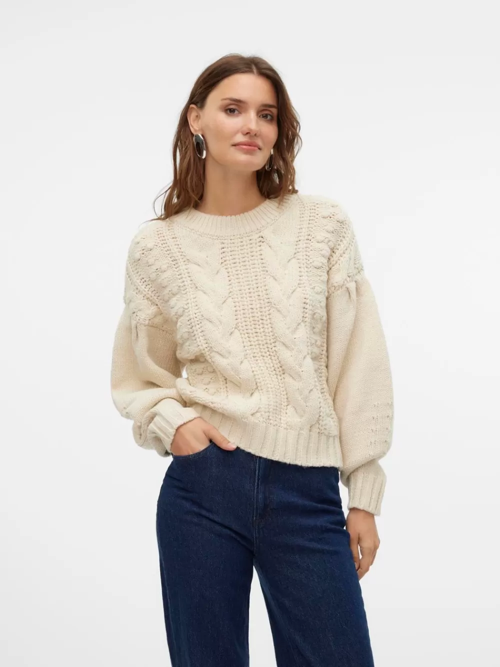 VERO MODA VMKEYSA Neulepuserot Birch Cheap
