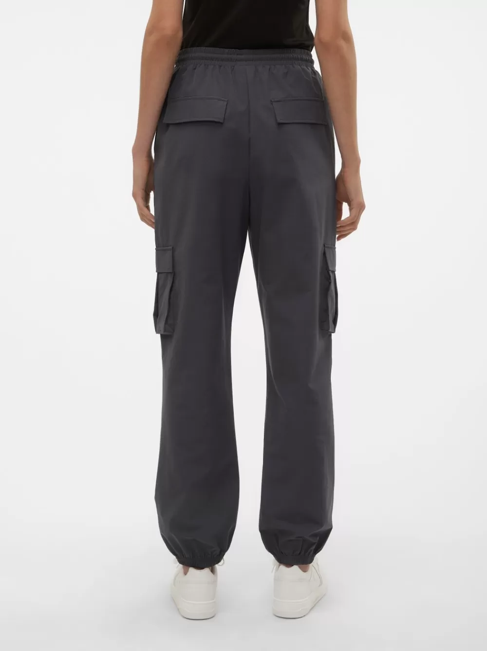 VERO MODA VMKIMBERLY Korkea vyötärö Reisitaskuhousut Asphalt Discount
