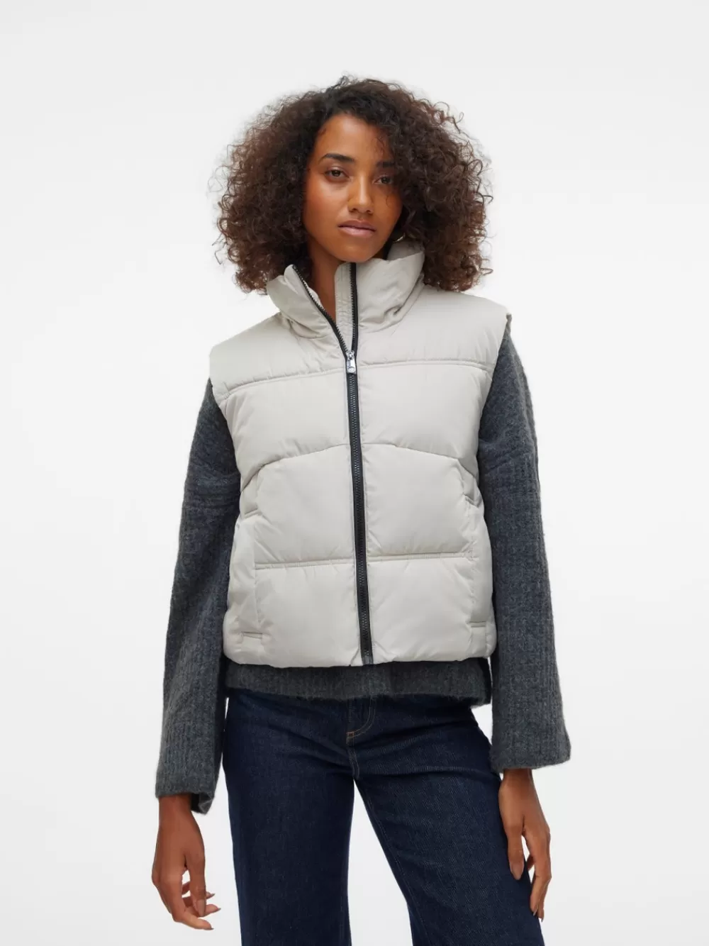 VERO MODA VMKLEA Lämpimät liivit Silver Lining Cheap