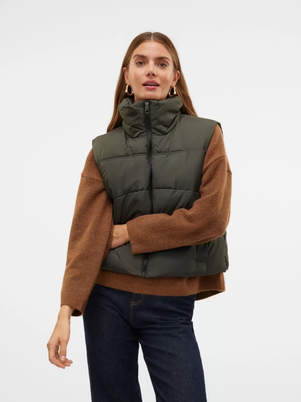 VERO MODA VMKLEA Lämpimät liivit Peat Sale