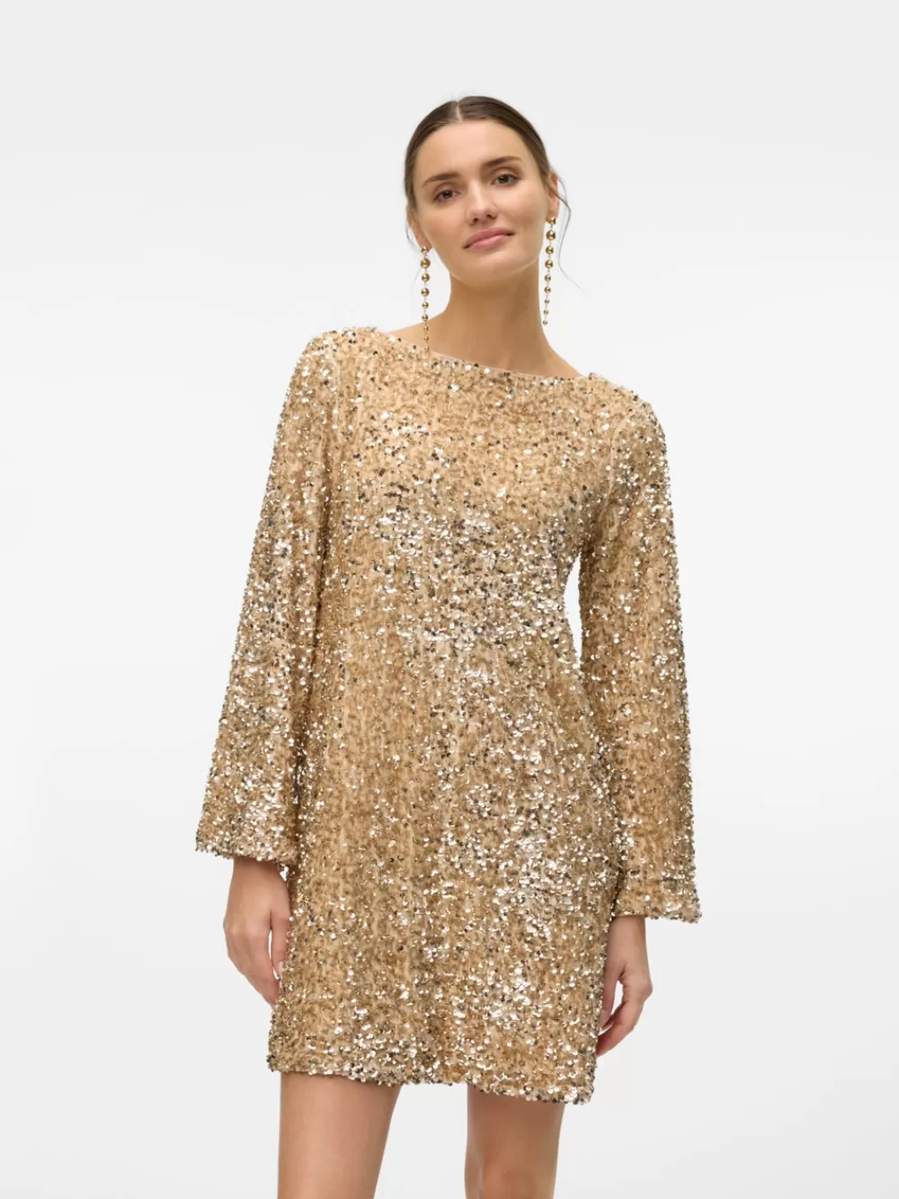 VERO MODA VMLAILA Lyhyt mekko Buttercream Hot
